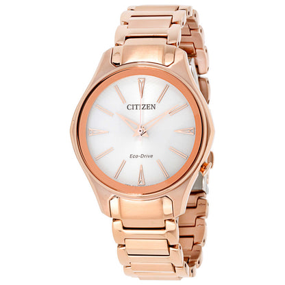 Front view of Citizen Modena Women's Solar Watch EM0593-56A