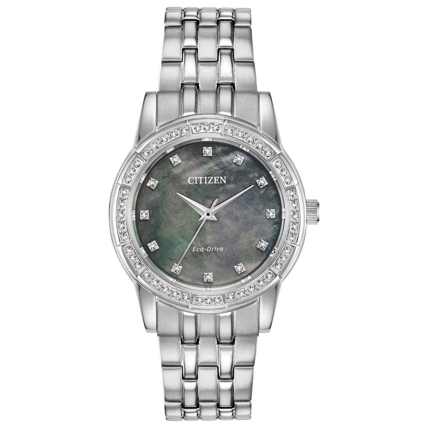 Front view of Citizen Silhouette Women's Solar Watch EM0770-52Y