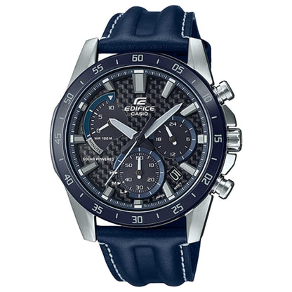 Front view of Casio Edifice Men's Solar Watch EQS-930BL-2AVUDF