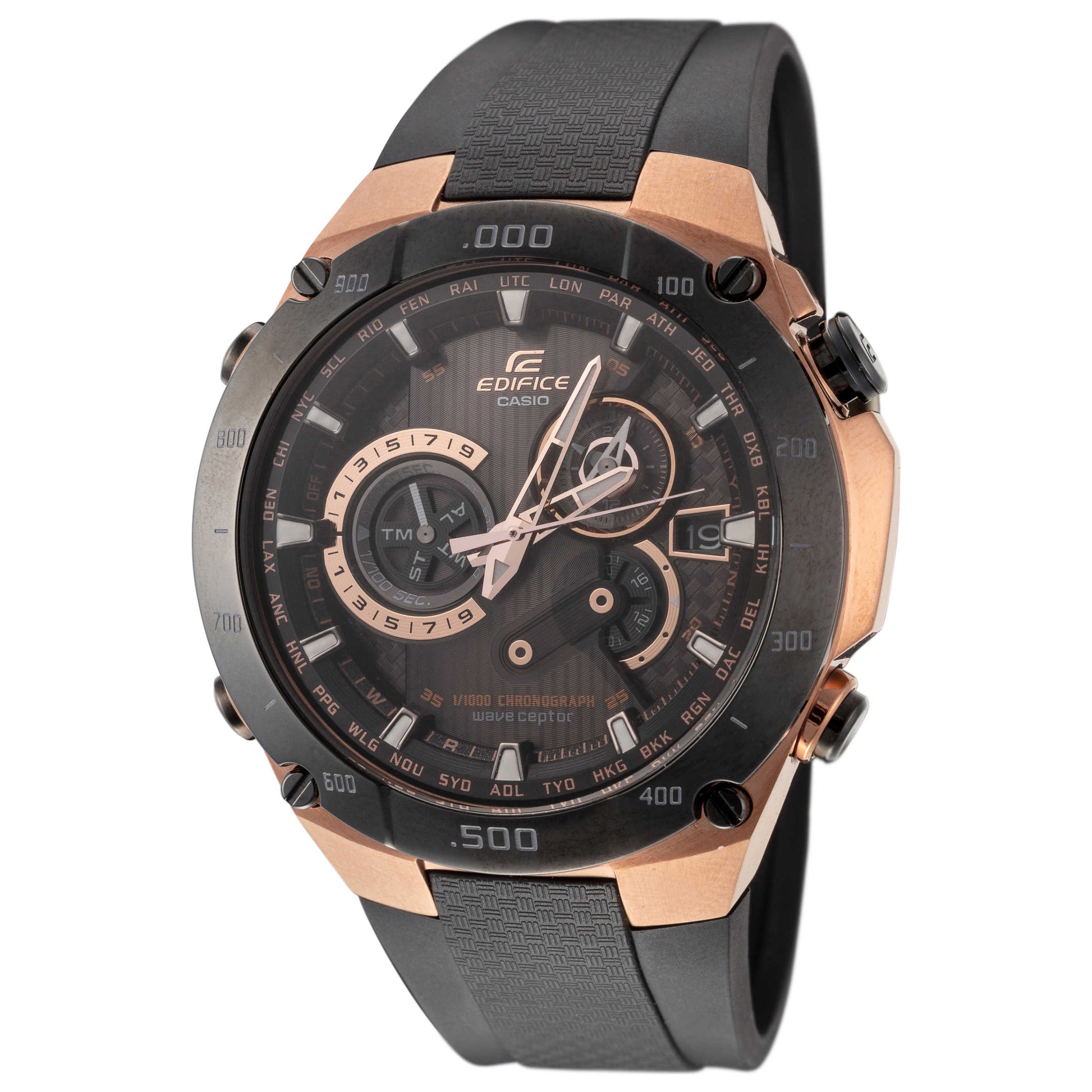 Front view of Casio Edifice Men's Quartz Watch EQWM1100CG-1A