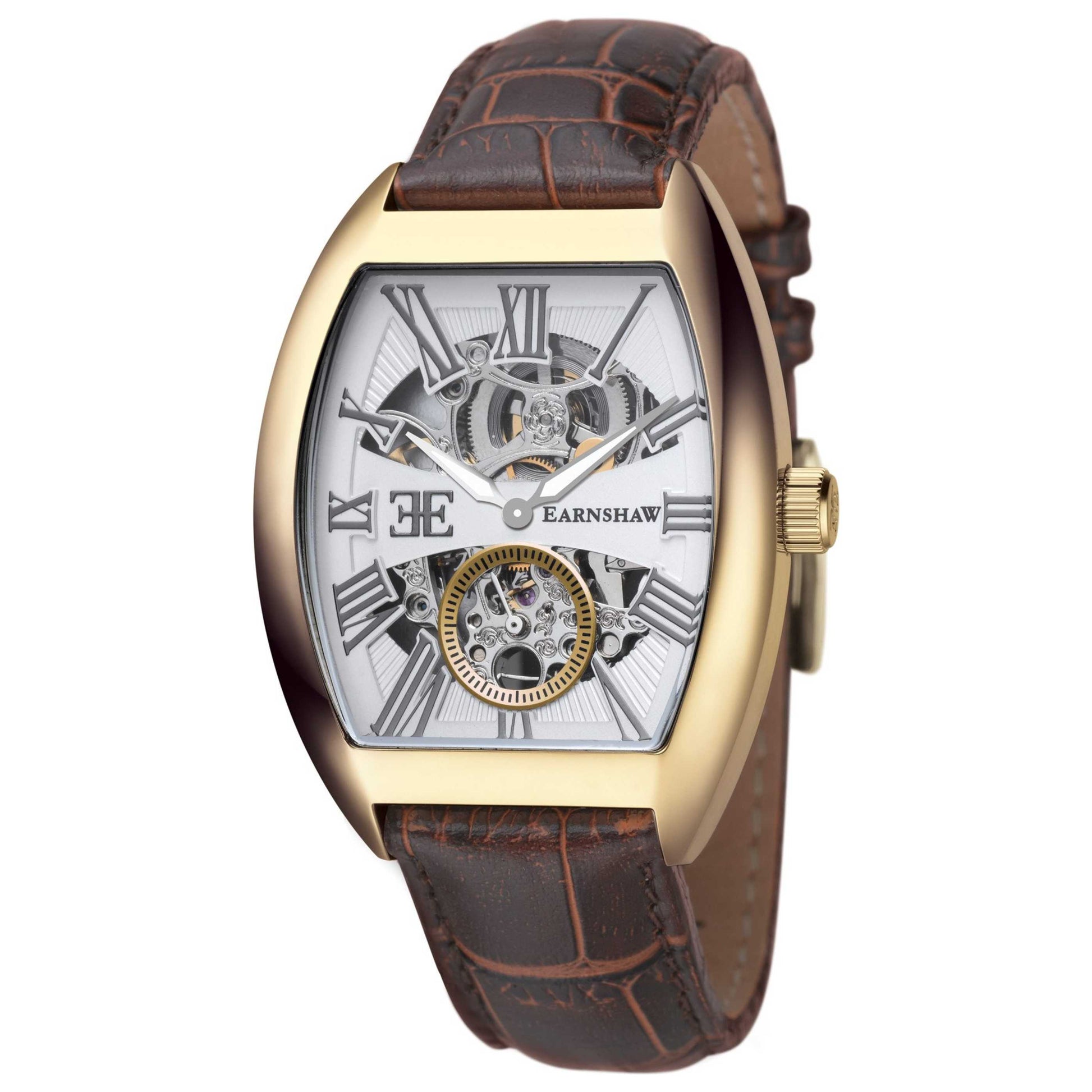 Front view of Thomas Earnshaw Holborn Men's Automatic Watch ES-8015-SETA-01