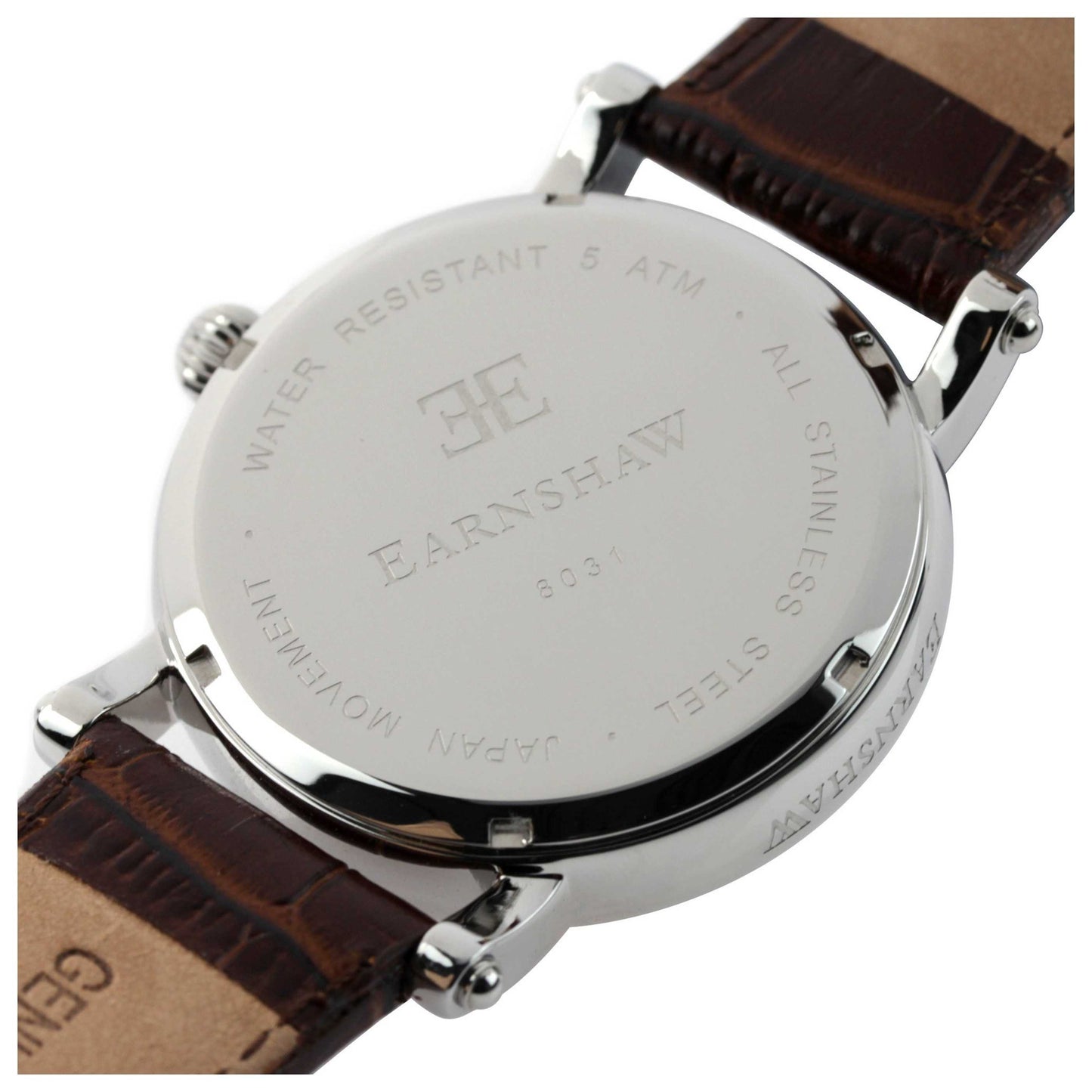Back view of Thomas Earnshaw Maskelyne Men's Quartz Watch ES-8031-02