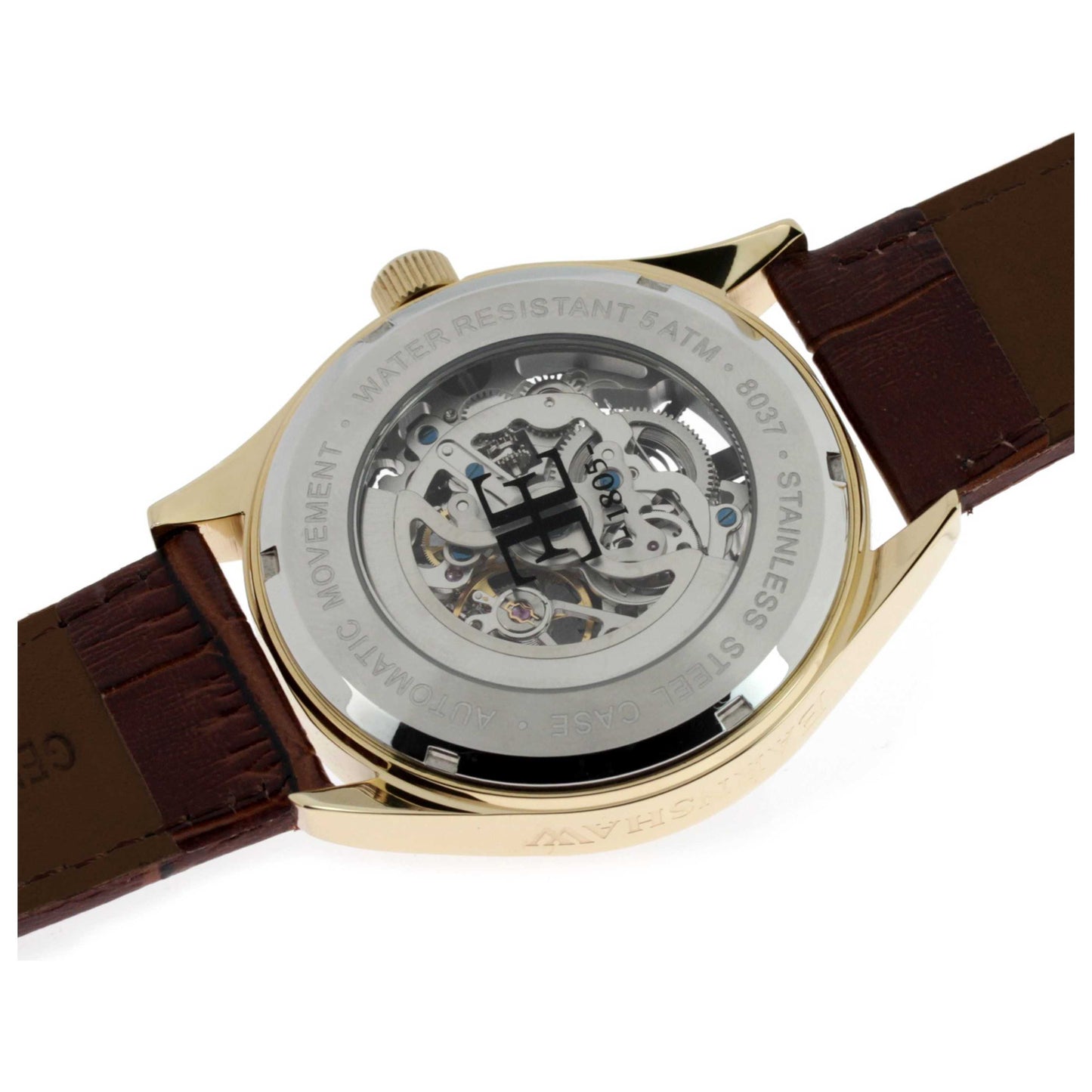 Back view of Thomas Earnshaw Armagh Men's Automatic Watch ES-8037-03