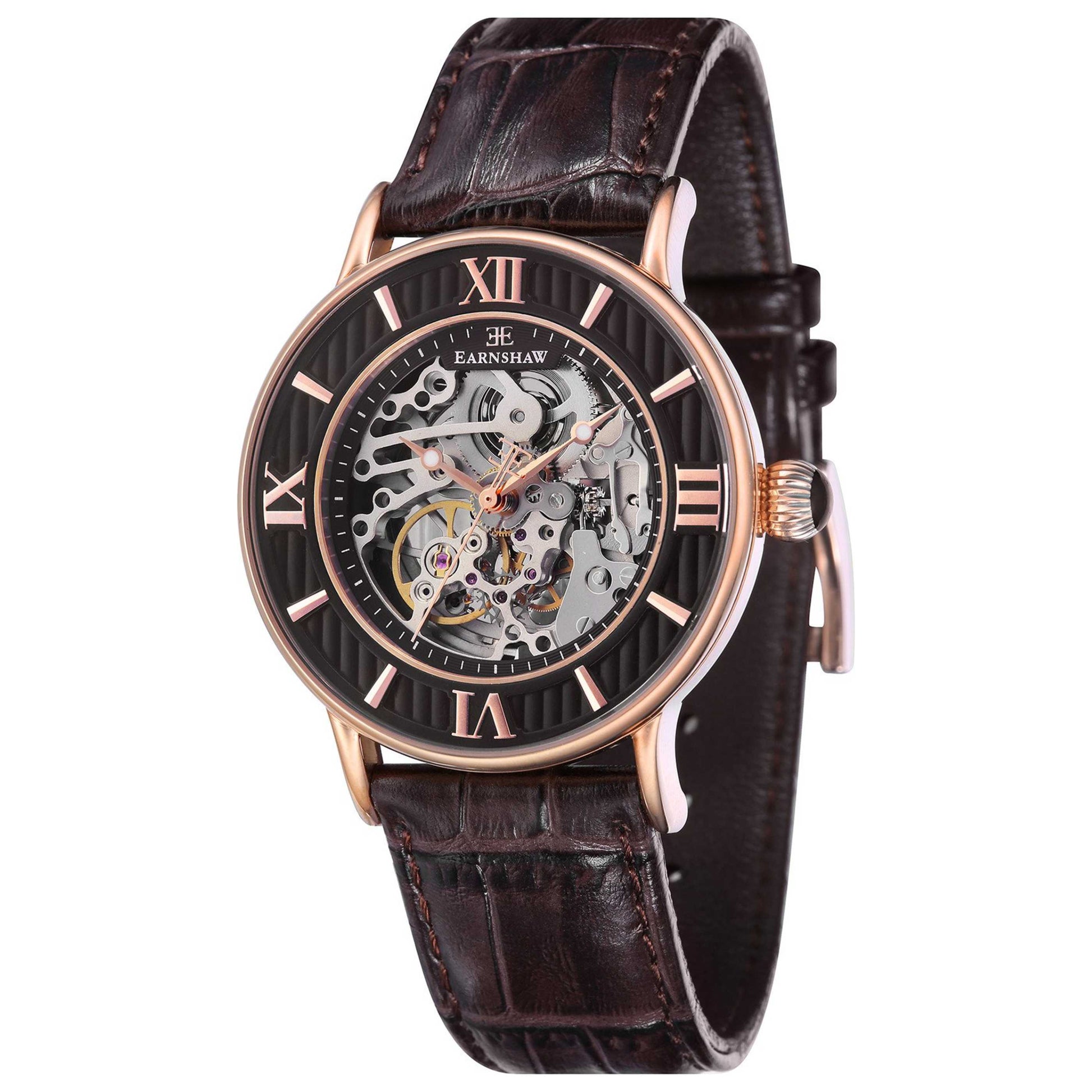 Front view of Thomas Earnshaw Darwin Men's Automatic Watch ES-8038-04