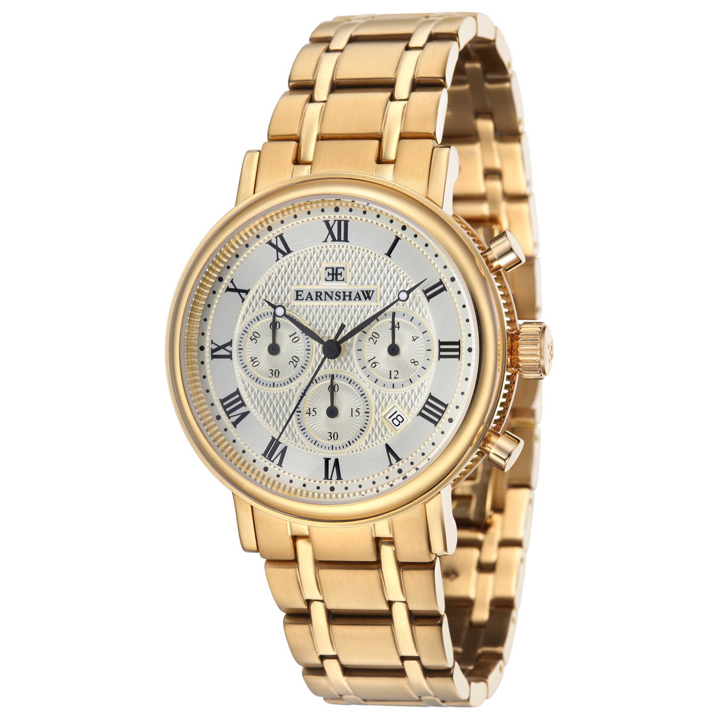 Front view of Thomas Earnshaw Beaufort Men's Manual-Wind Watch ES-8051-22