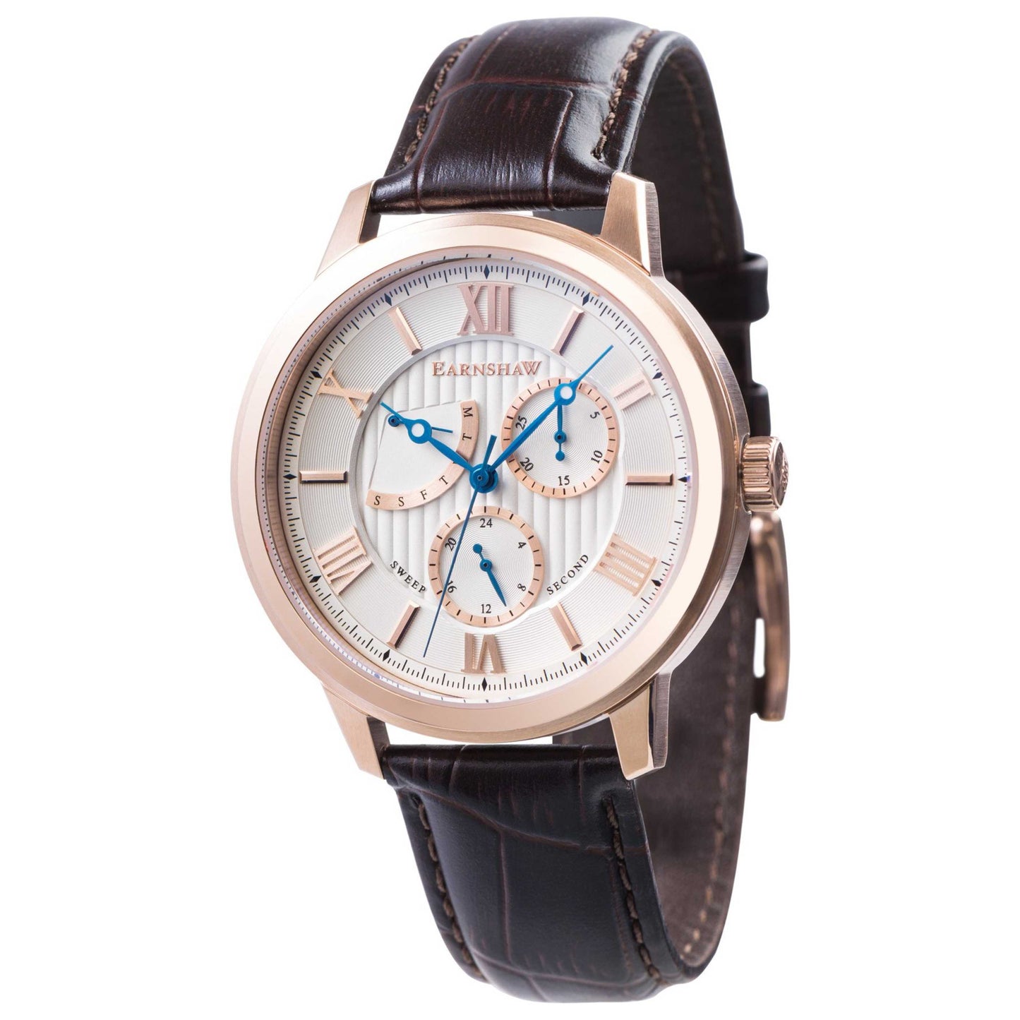 Front view of Thomas Earnshaw Cornwall Men's Quartz Watch ES-8060-03