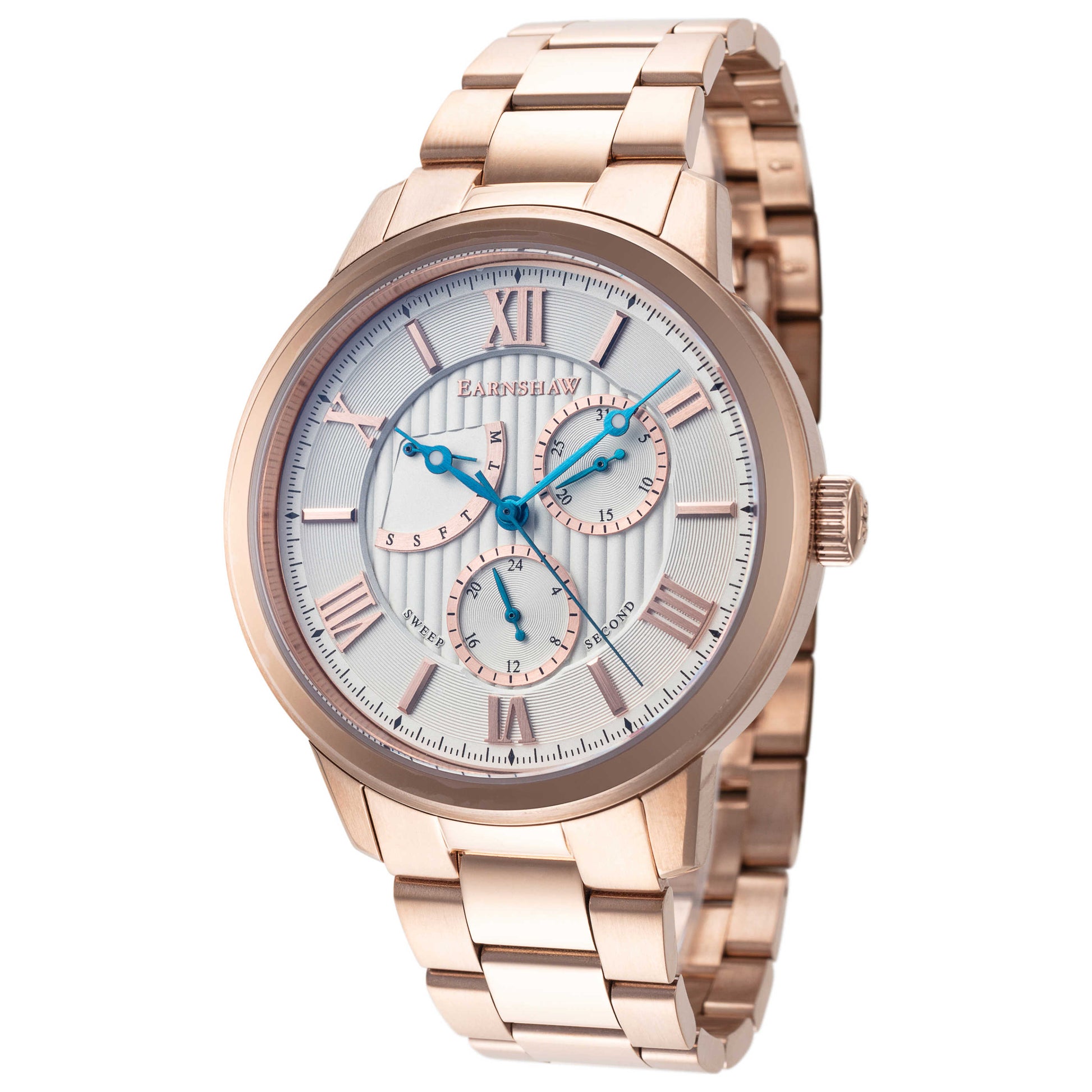 Front view of Thomas Earnshaw Cornwall Men's Quartz Watch ES-8060-33