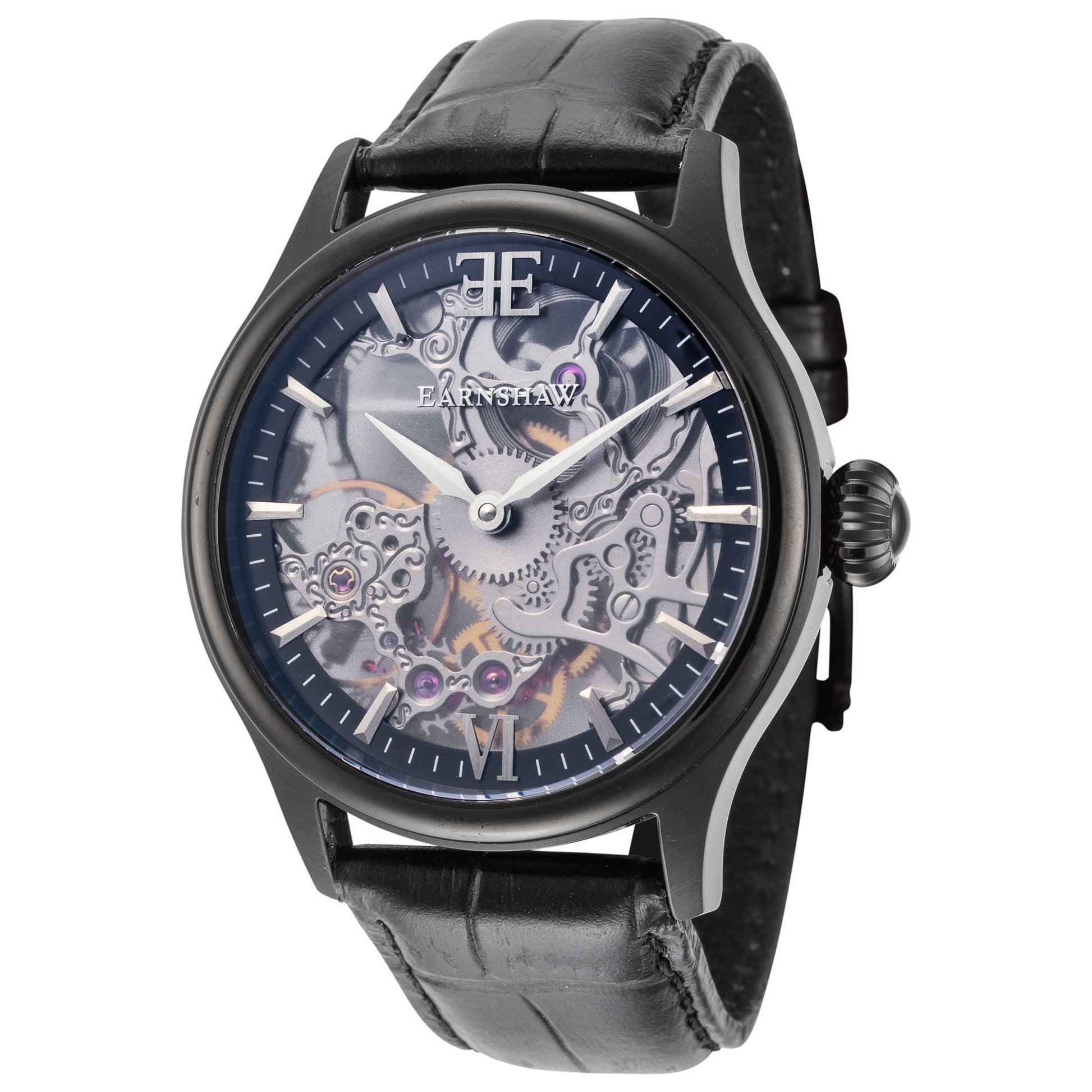 Front view of Thomas Earnshaw Bauer Men's Manual-Wind Watch ES-8061-05