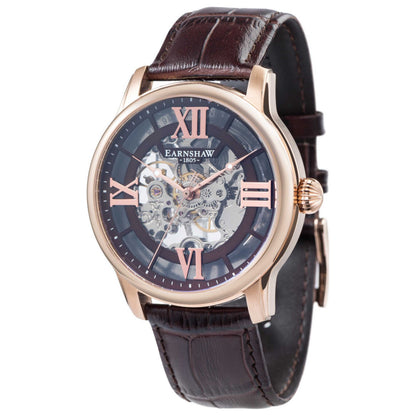 Front view of Thomas Earnshaw Longitude Men's Manual-Wind Watch ES-8062-02