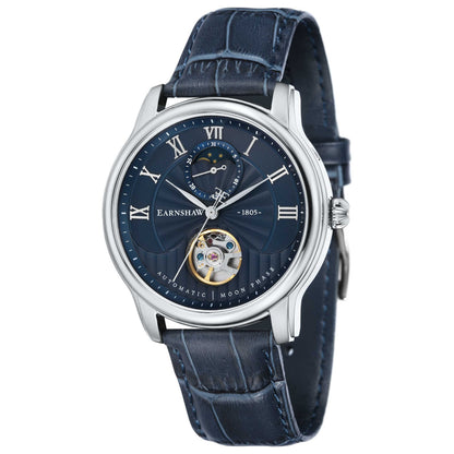 Front view of Thomas Earnshaw Longitude Men's Manual-Wind Watch ES-8066-02