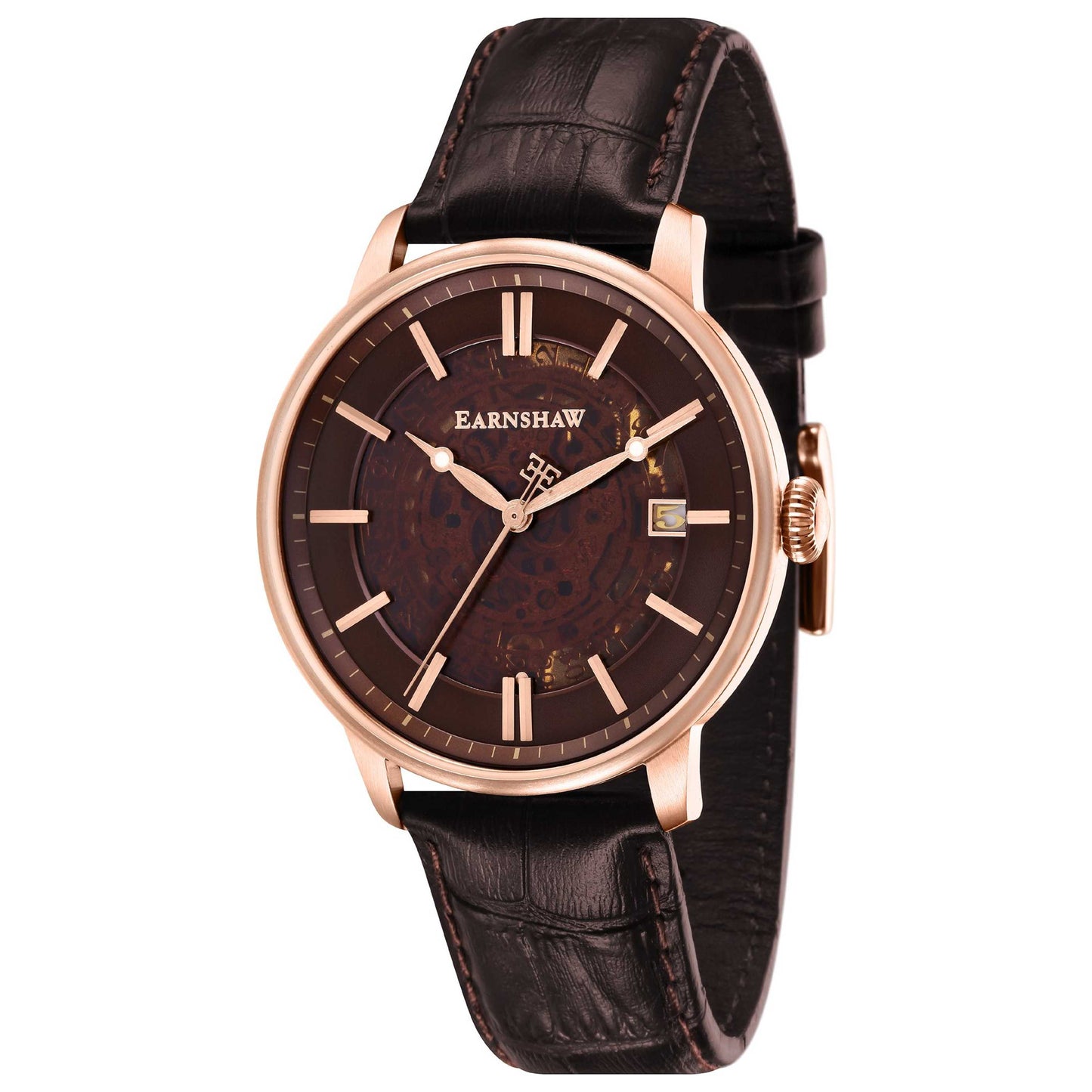 Front view of Thomas Earnshaw Vancouver Men's Automatic Watch ES-8075-03