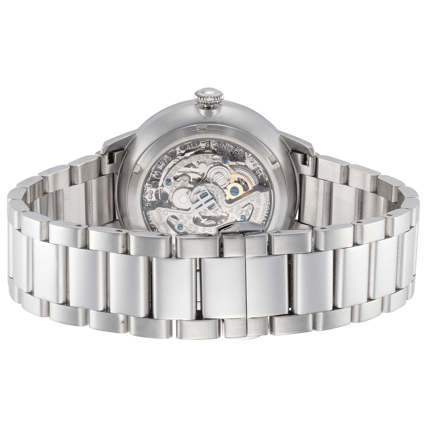 Back view of Thomas Earnshaw Vancouver Men's Automatic Watch ES-8075-11