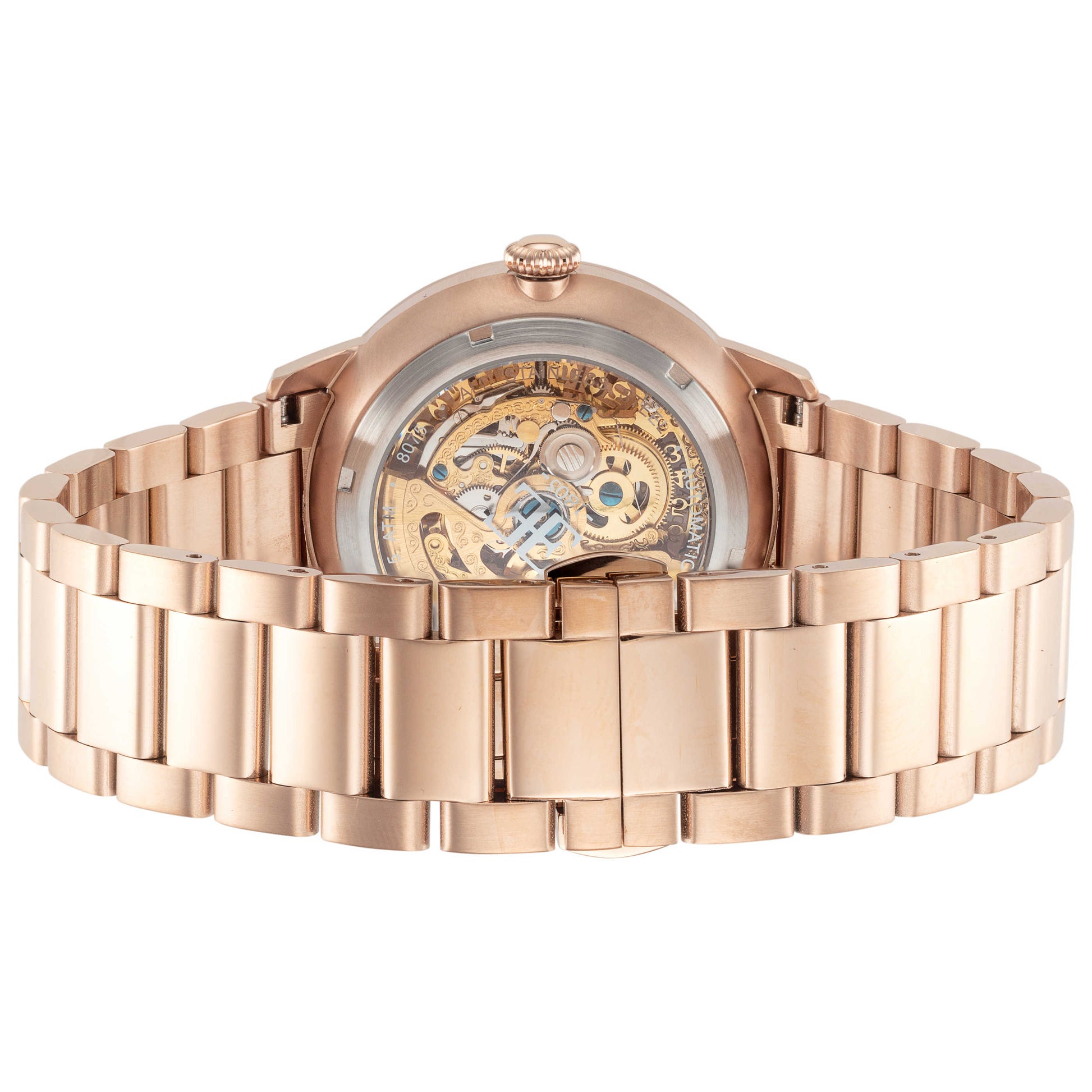 Back view of Thomas Earnshaw Vancouver Men's Automatic Watch ES-8075-33