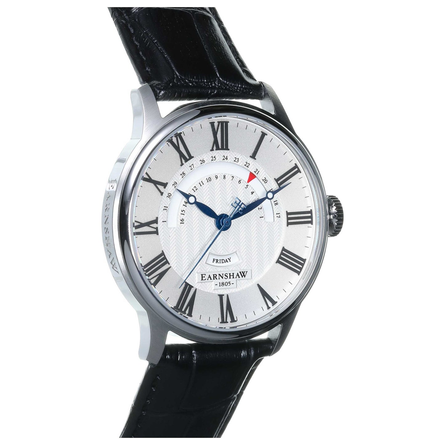 Back view of Thomas Earnshaw Cornwall Men's Quartz Watch ES-8077-01