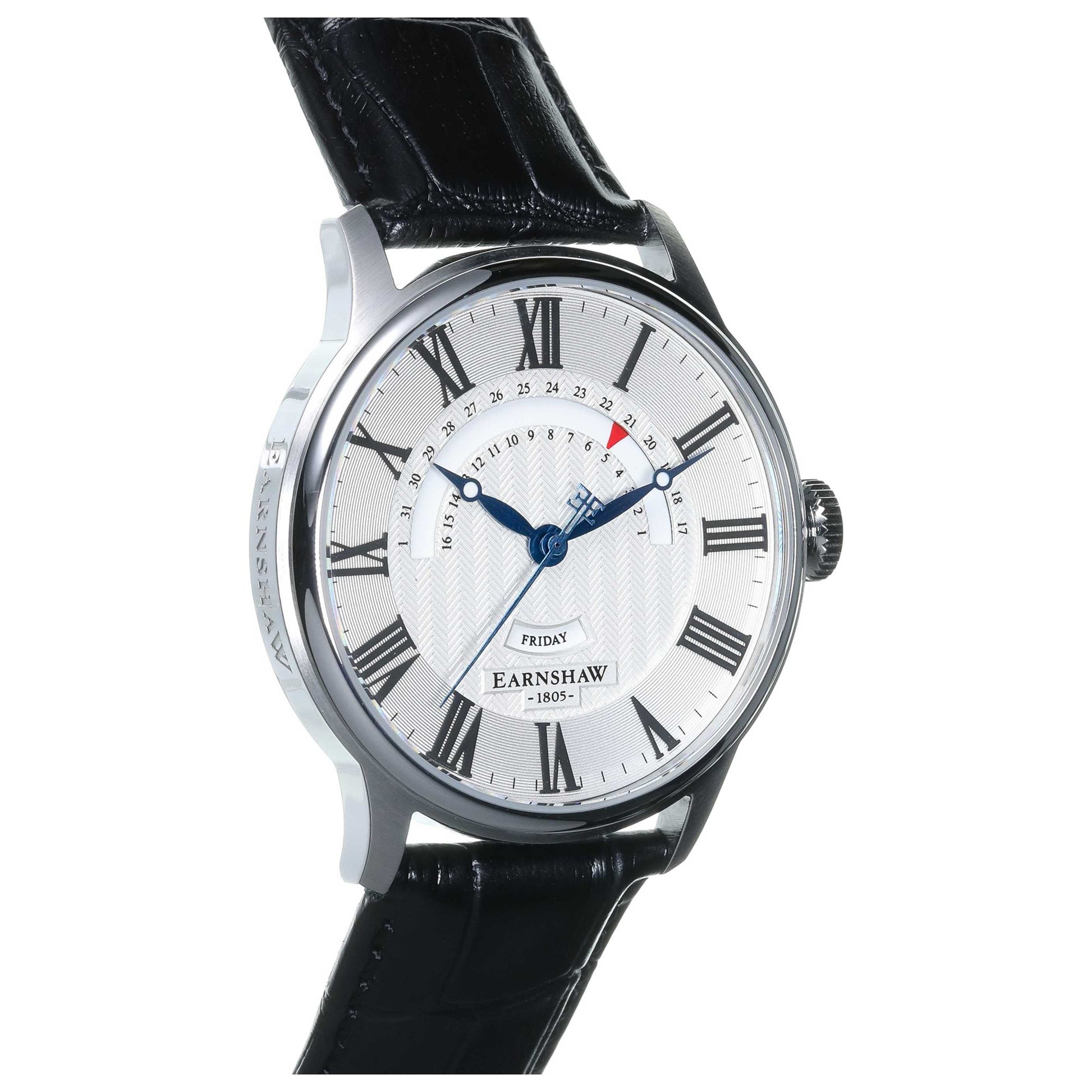 Back view of Thomas Earnshaw Cornwall Men's Quartz Watch ES-8077-01