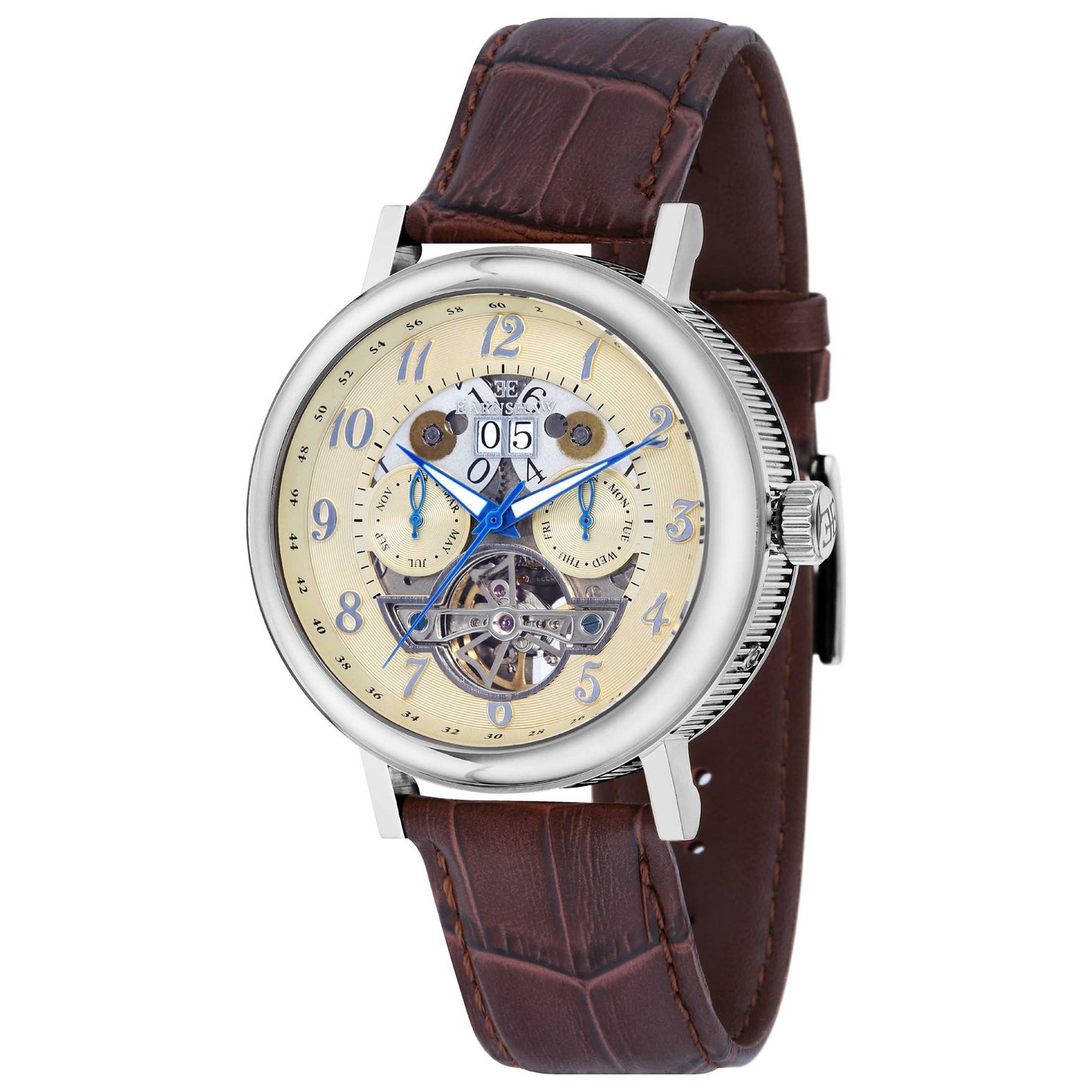 Front view of Thomas Earnshaw Beaufort Men's Automatic Watch ES-8083-02