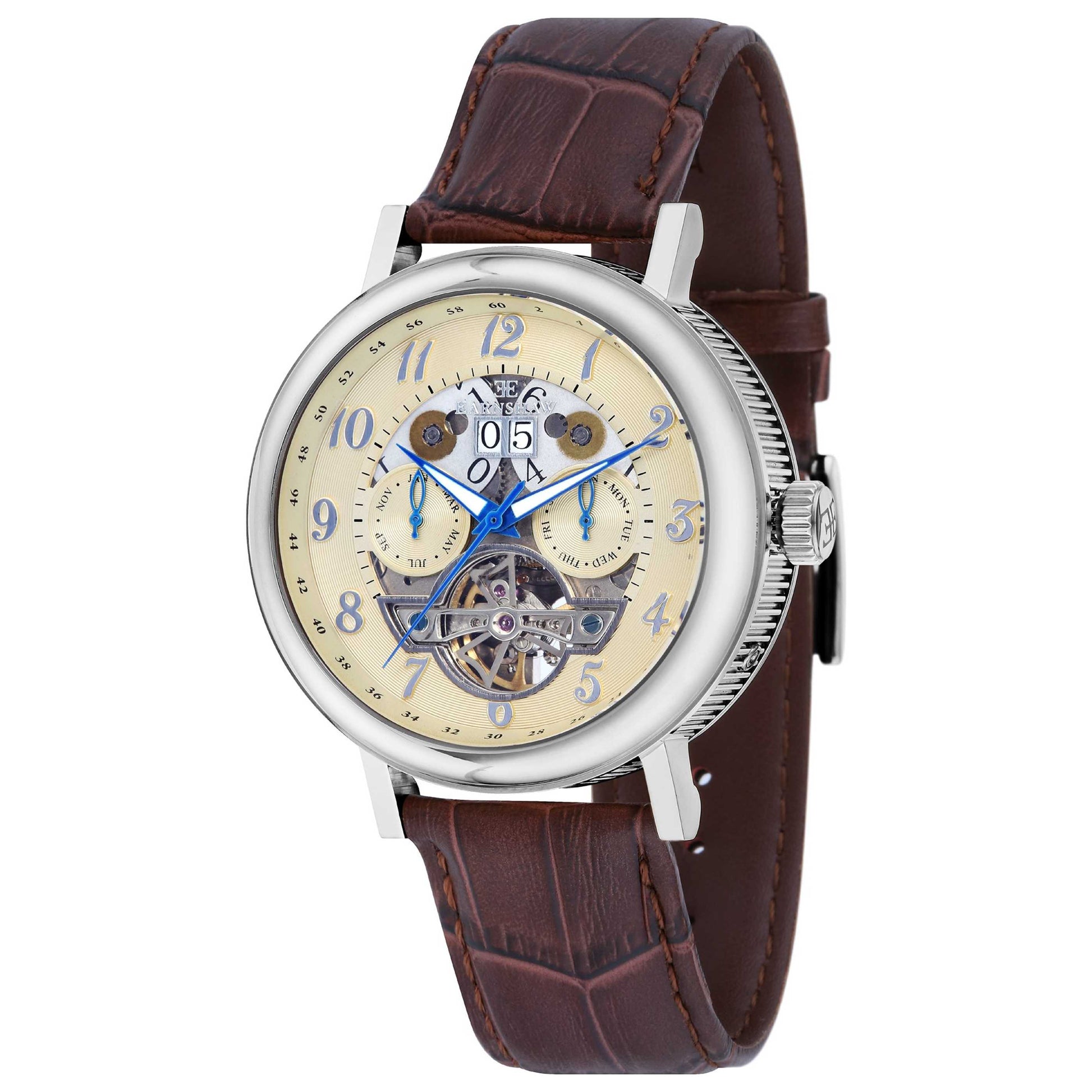 Front view of Thomas Earnshaw Beaufort Men's Automatic Watch ES-8083-02
