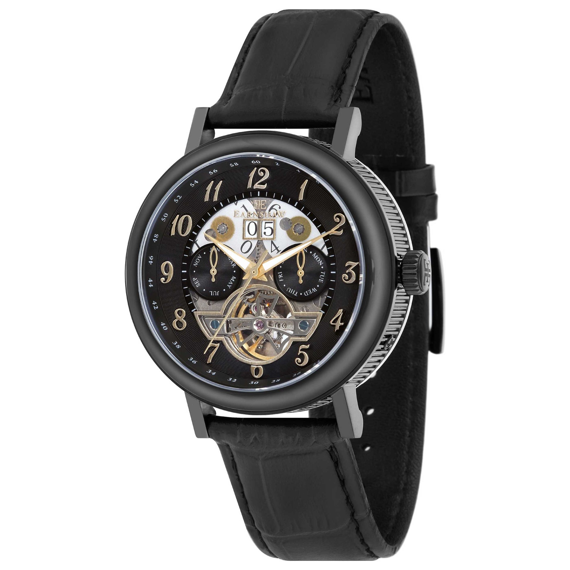 Front view of Thomas Earnshaw Beaufort Men's Automatic Watch ES-8083-04