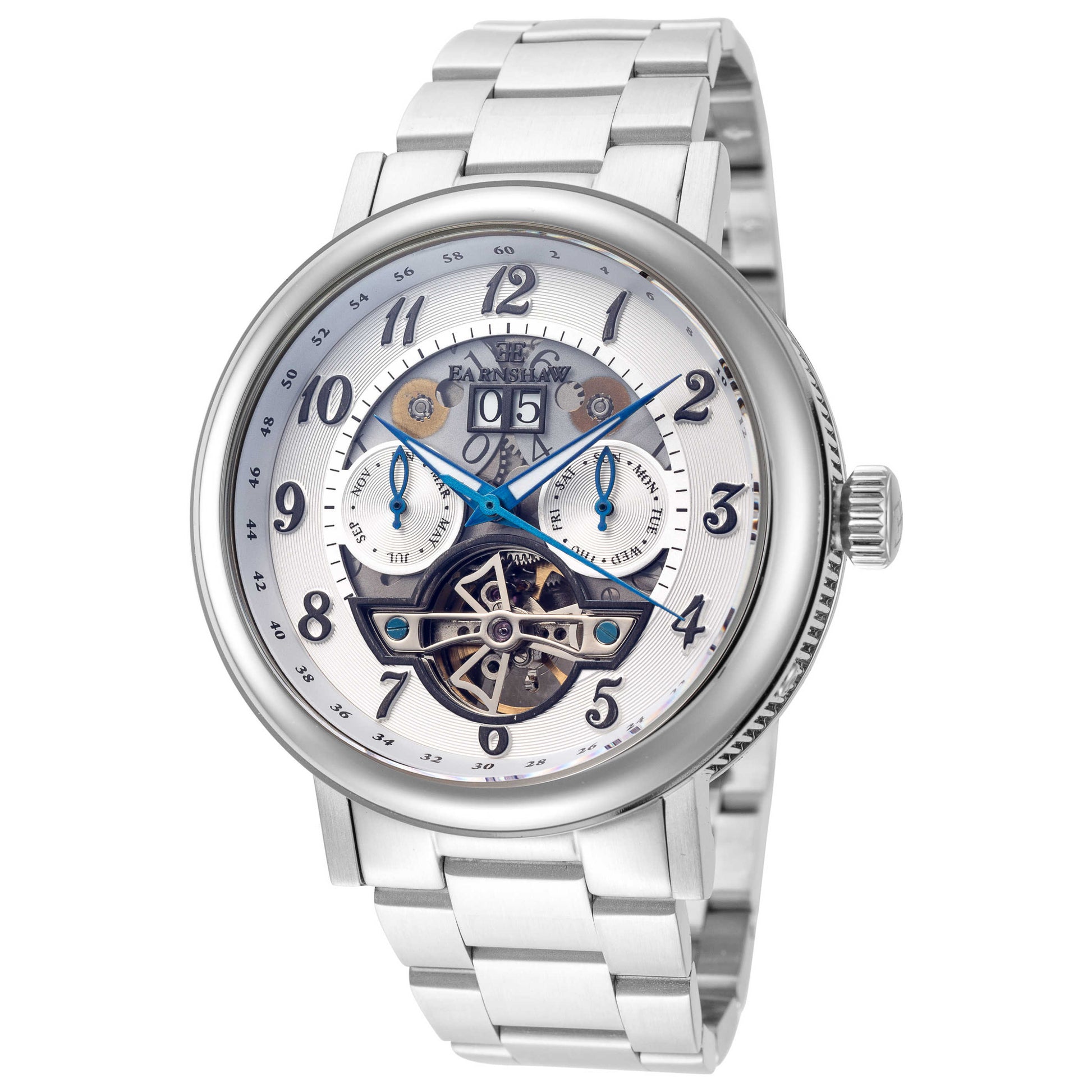 Front view of Thomas Earnshaw Beaufort Men's Automatic Watch ES-8083-11