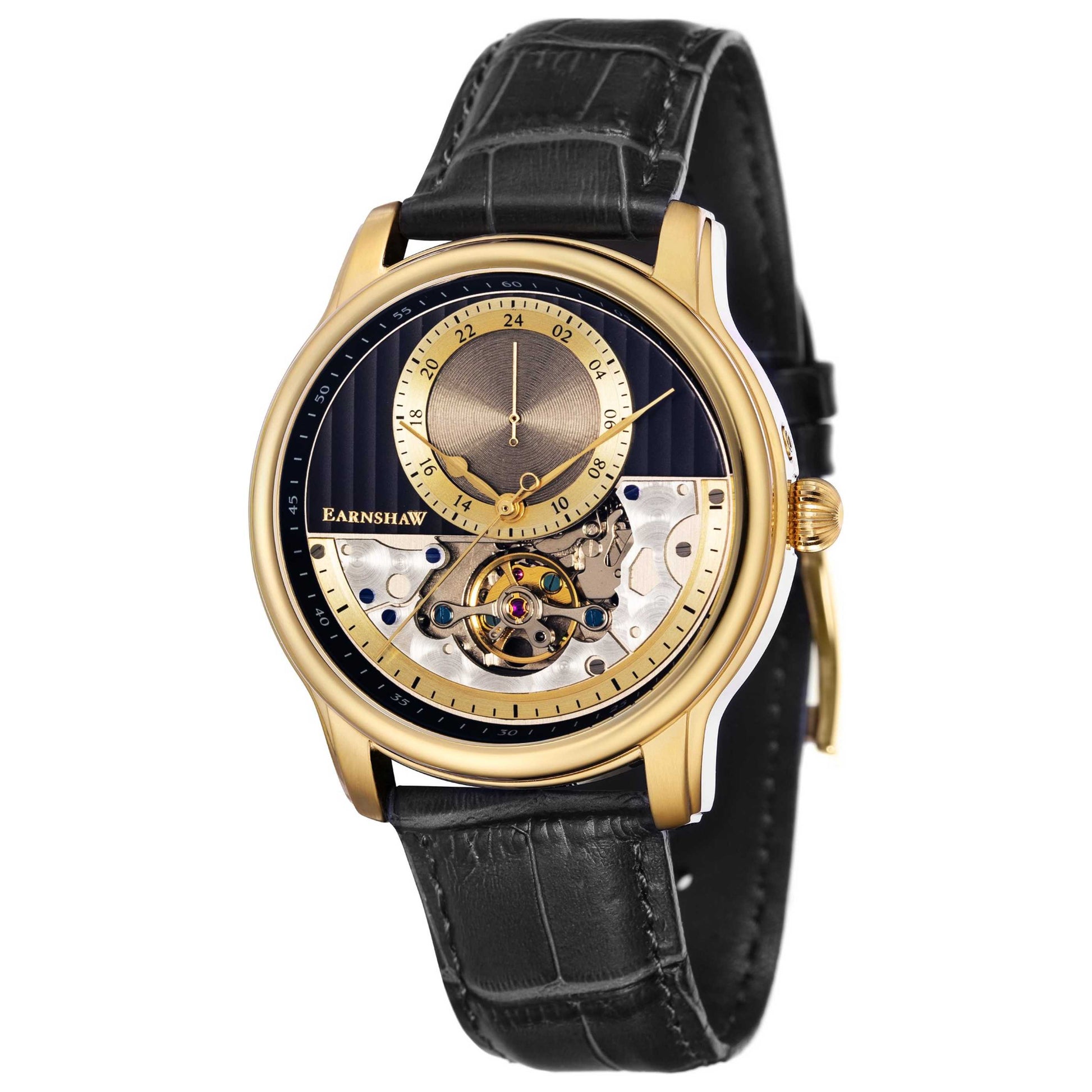 Front view of Thomas Earnshaw Longitude Men's Automatic Watch ES-8085-03