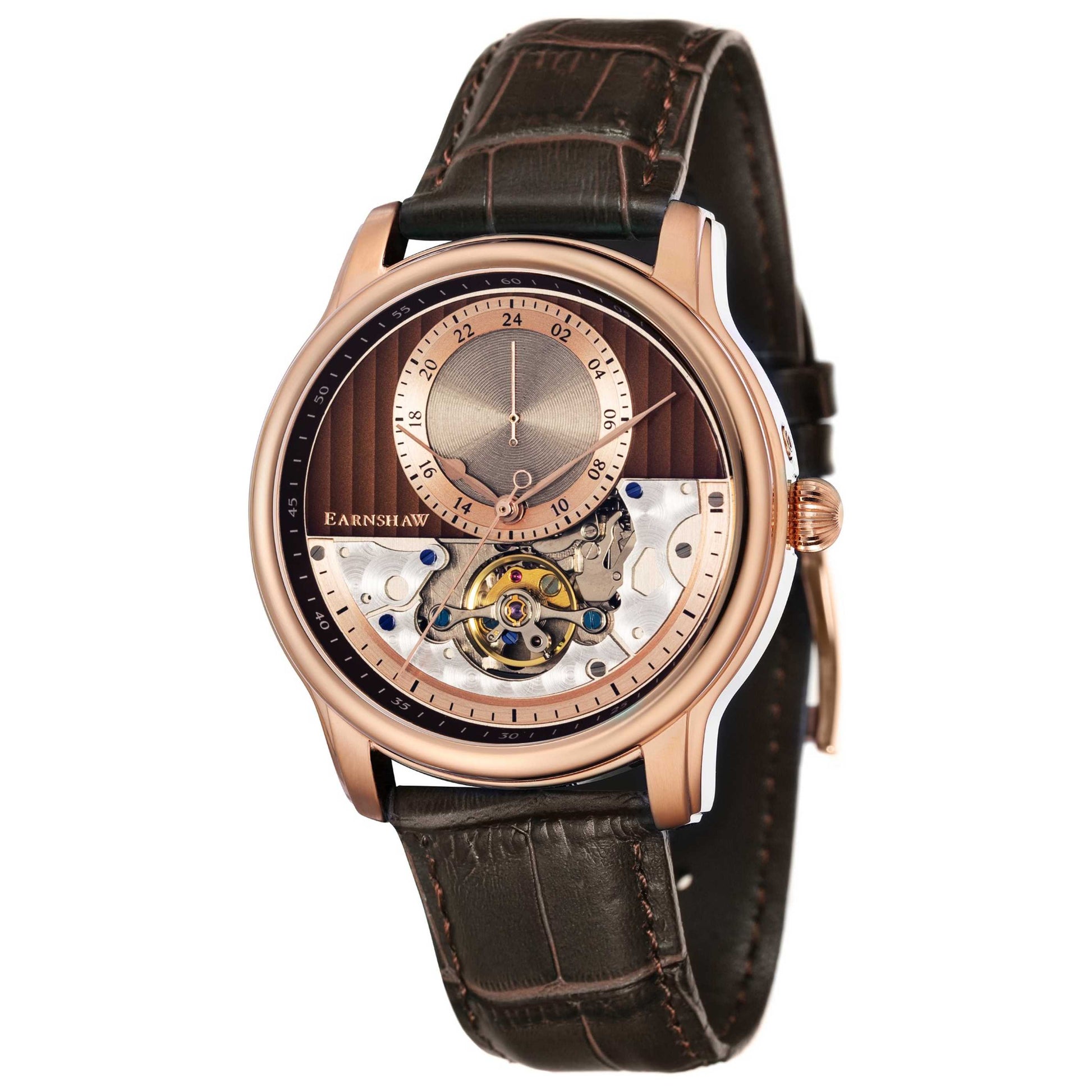 Front view of Thomas Earnshaw Longitude Men's Automatic Watch ES-8085-05
