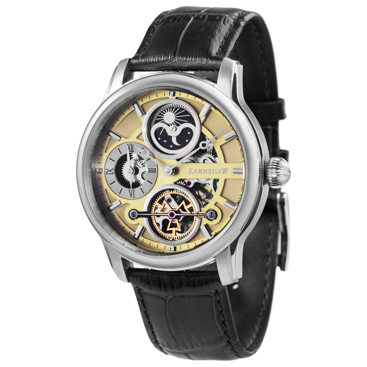 Front view of Thomas Earnshaw Longitude Men's Quartz Watch ES-8087-01
