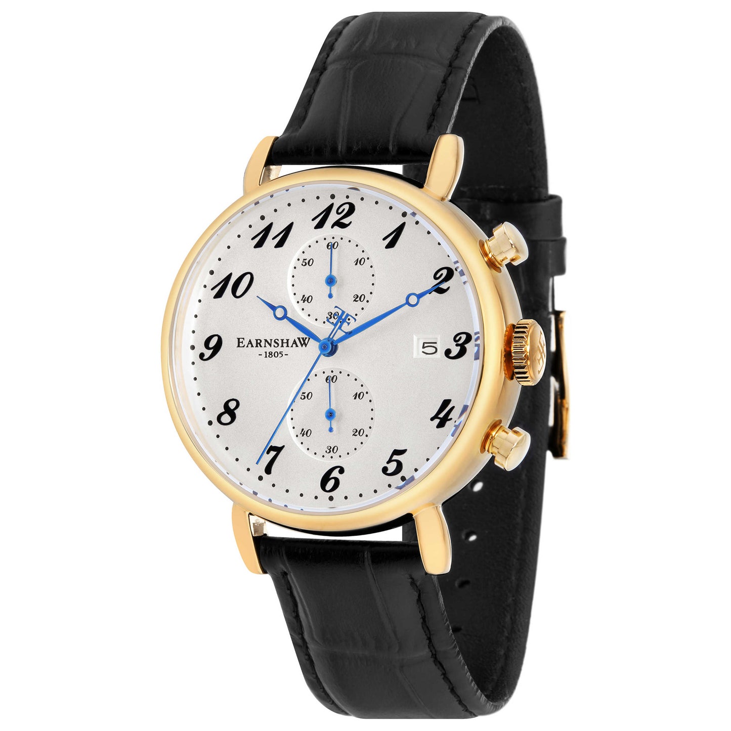 Front view of Thomas Earnshaw Grand Legacy Men's Quartz Watch ES-8089-04