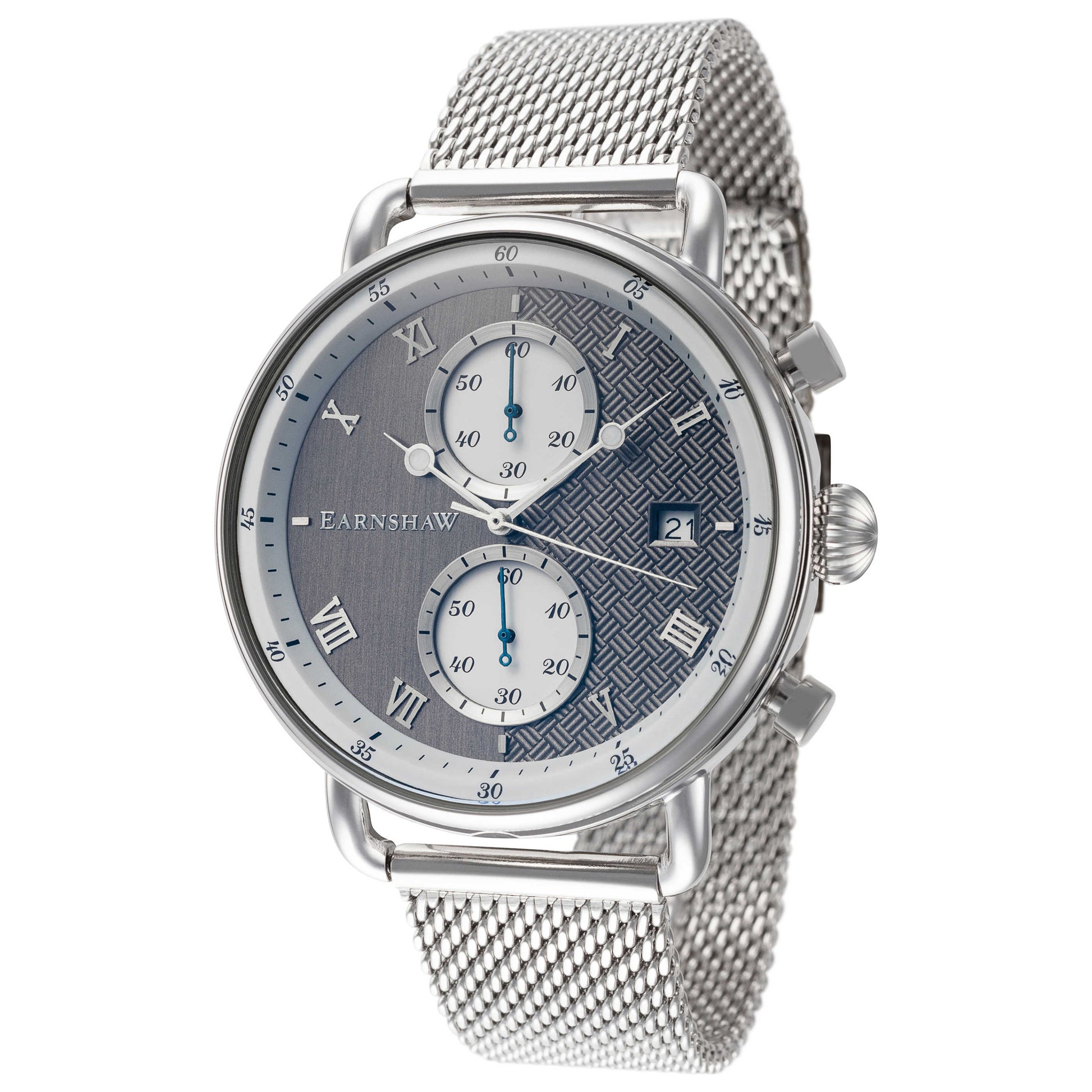 Front view of Thomas Earnshaw Investigator Men's Quartz Watch ES-8090-22