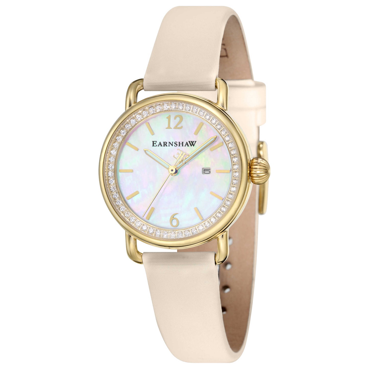 Front view of Thomas Earnshaw Investigator Women's Automatic Watch ES-8092-03