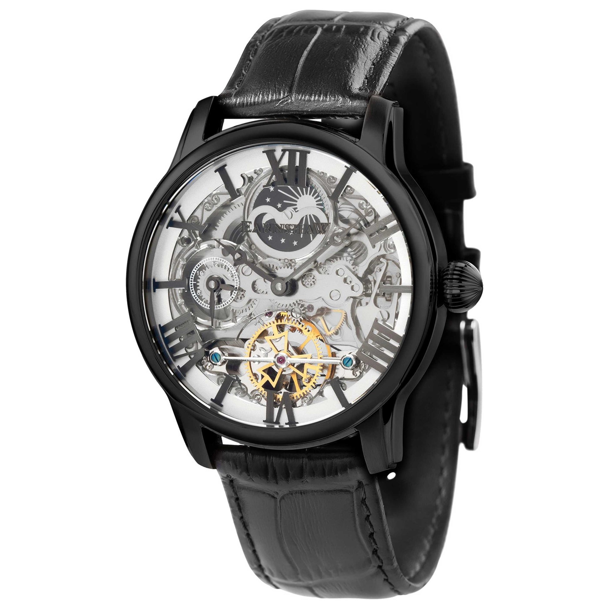 Front view of Thomas Earnshaw Longitude Men's Automatic Watch ES-8093-03
