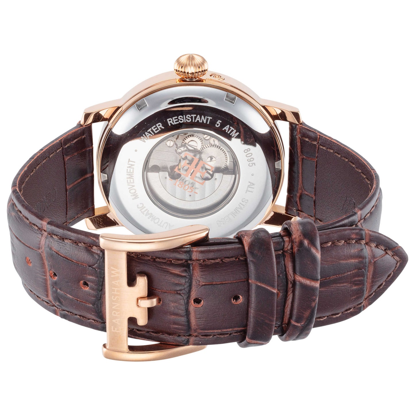 Back view of Thomas Earnshaw Westminster Men's Automatic Watch ES-8095-03