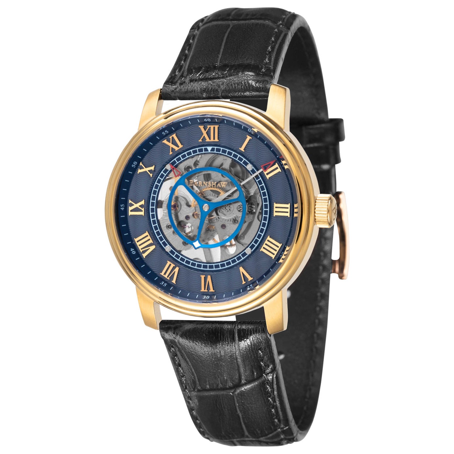 Front view of Thomas Earnshaw Westminster Men's Manual-Wind Watch ES-8096-02