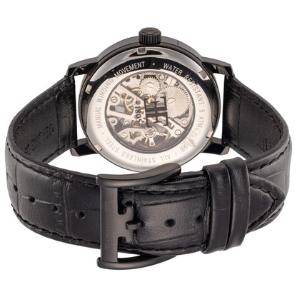 Back view of Thomas Earnshaw Westminster Men's Manual-Wind Watch ES-8096-04