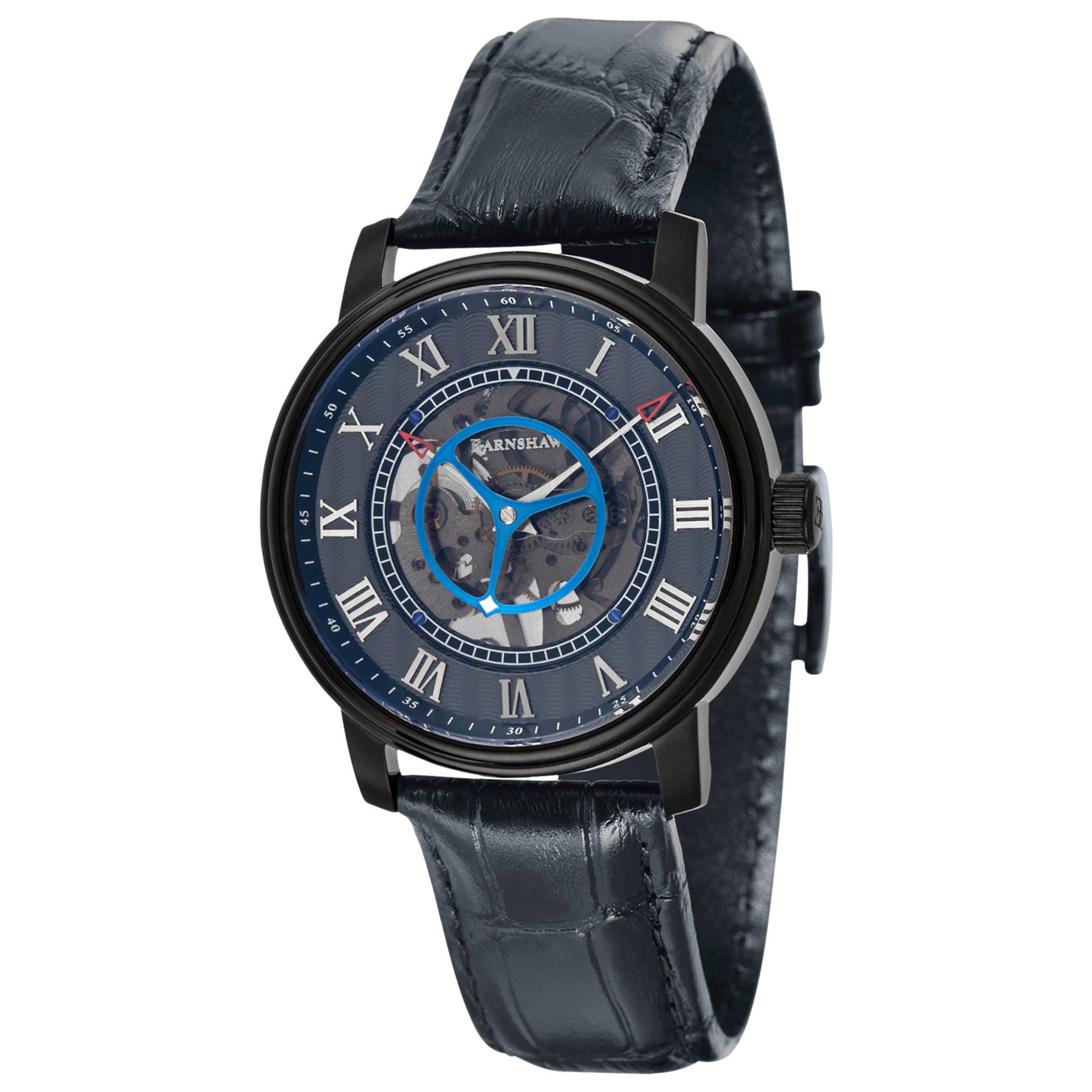 Front view of Thomas Earnshaw Westminster Men's Manual-Wind Watch ES-8096-04
