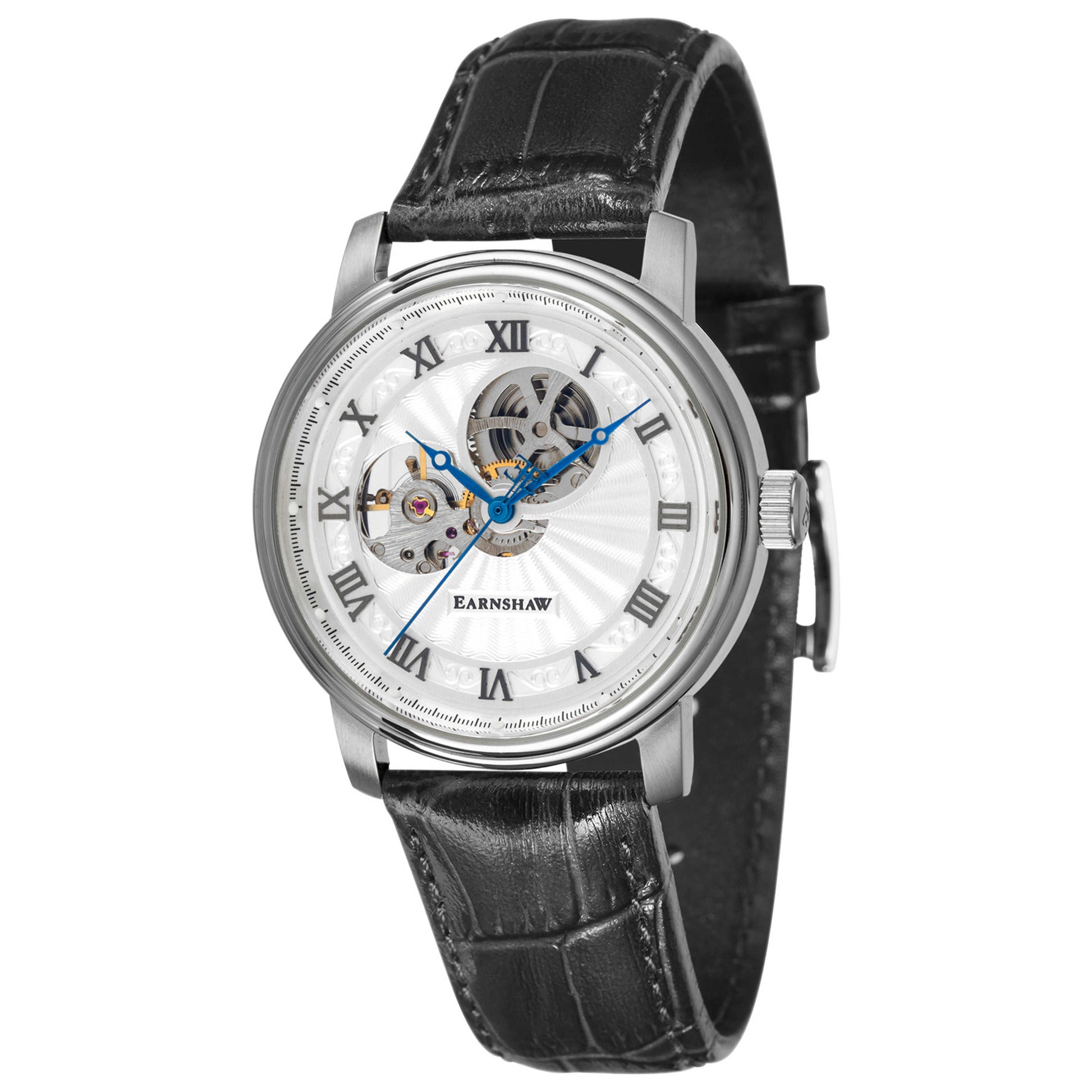Front view of Thomas Earnshaw Westminster Men's Manual-Wind Watch ES-8097-01