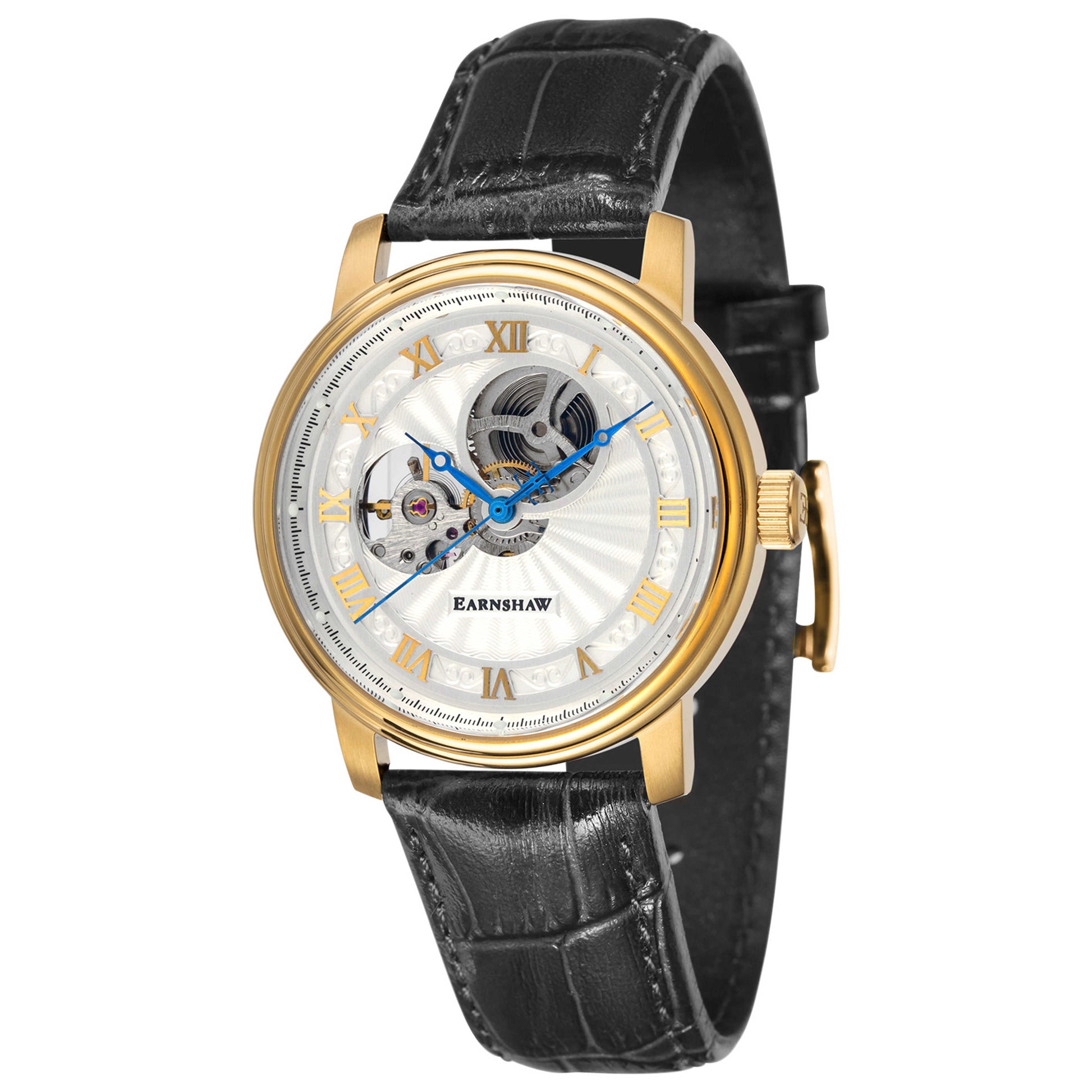 Front view of Thomas Earnshaw Westminster Men's Manual-Wind Watch ES-8097-02