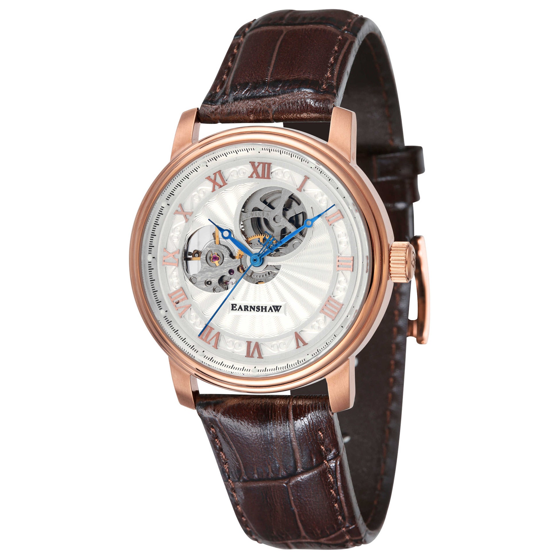 Front view of Thomas Earnshaw Westminster Men's Manual-Wind Watch ES-8097-03
