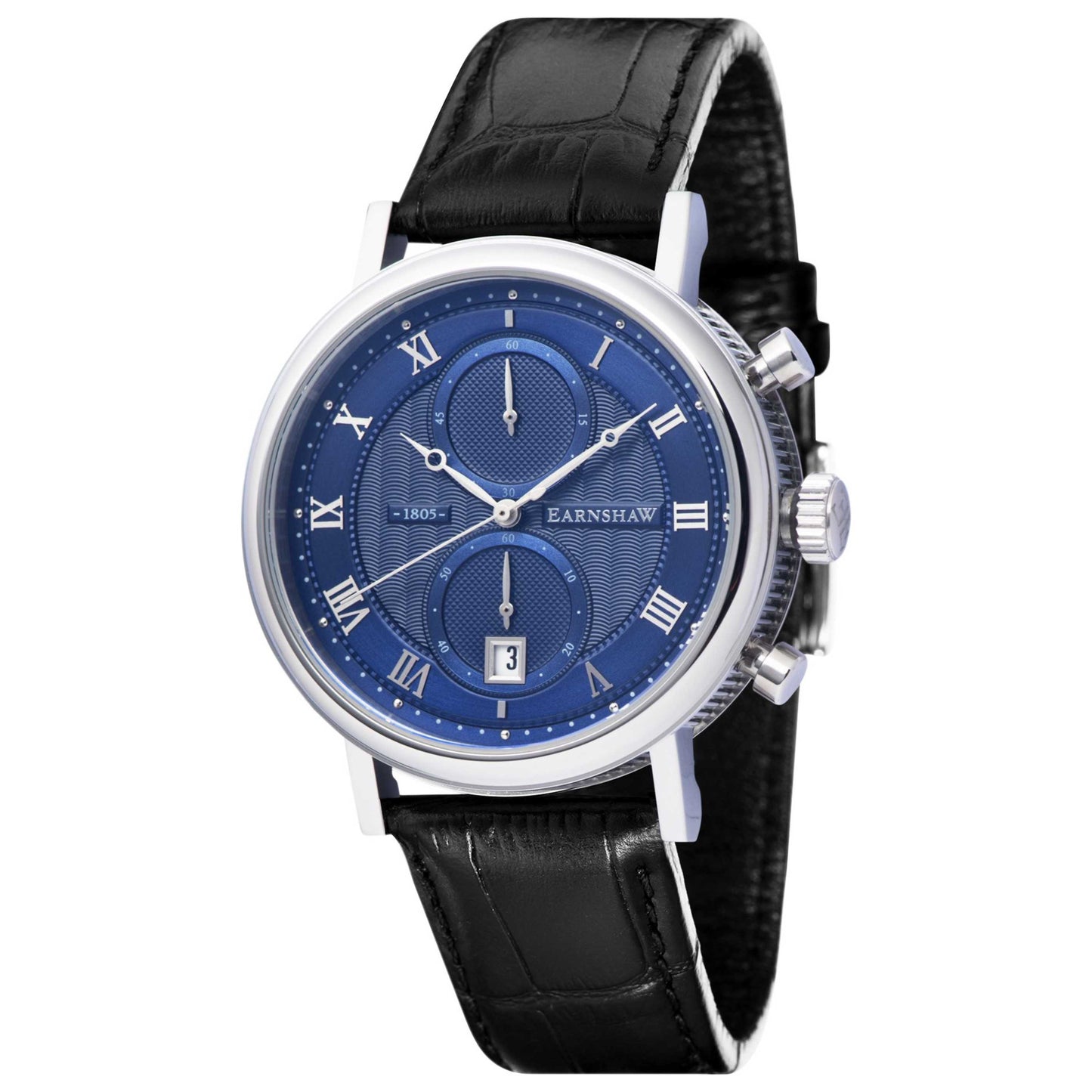 Front view of Thomas Earnshaw Beaufort Men's Quartz Watch ES-8100-01