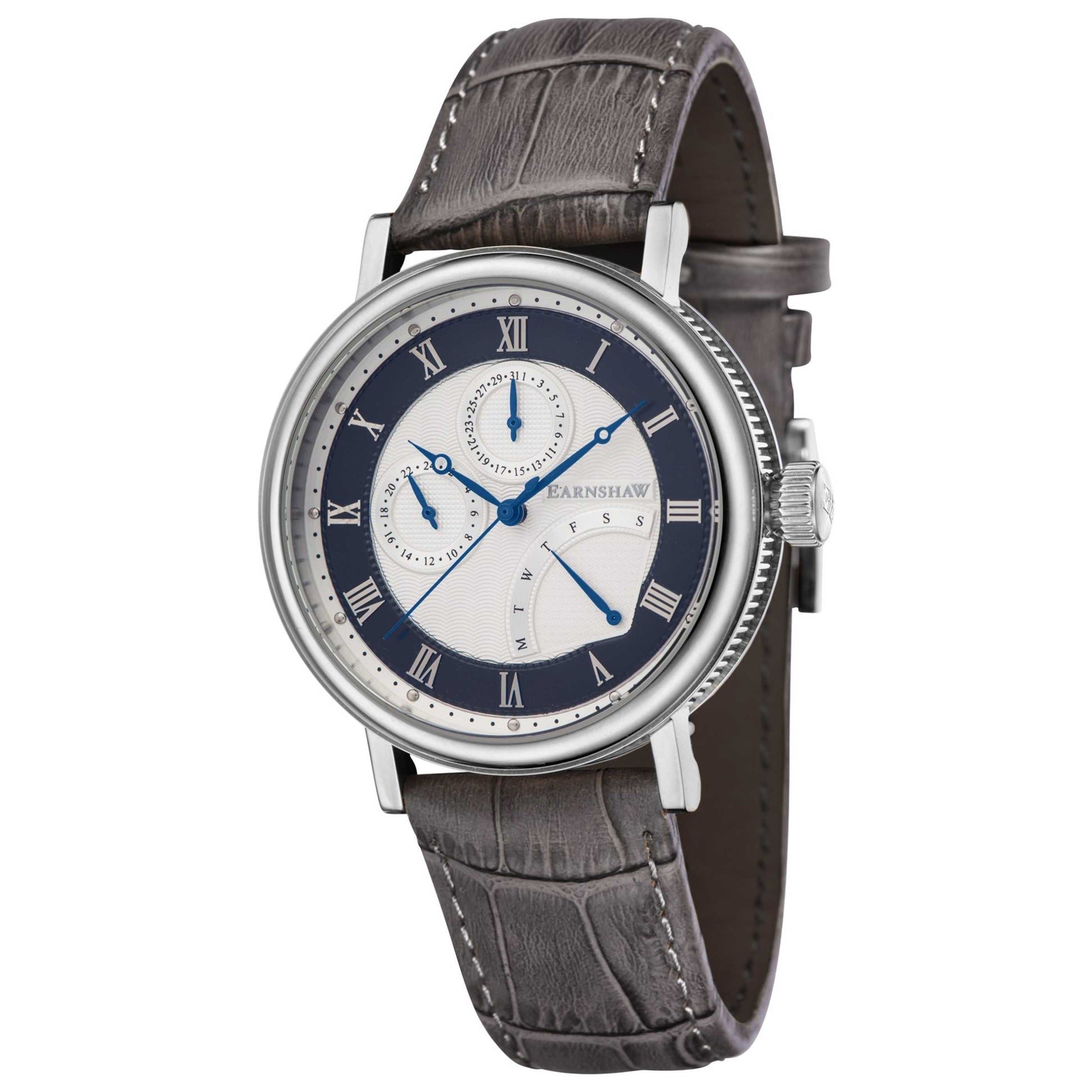 Front view of Thomas Earnshaw Beaufort Men's Quartz Watch ES-8101-03