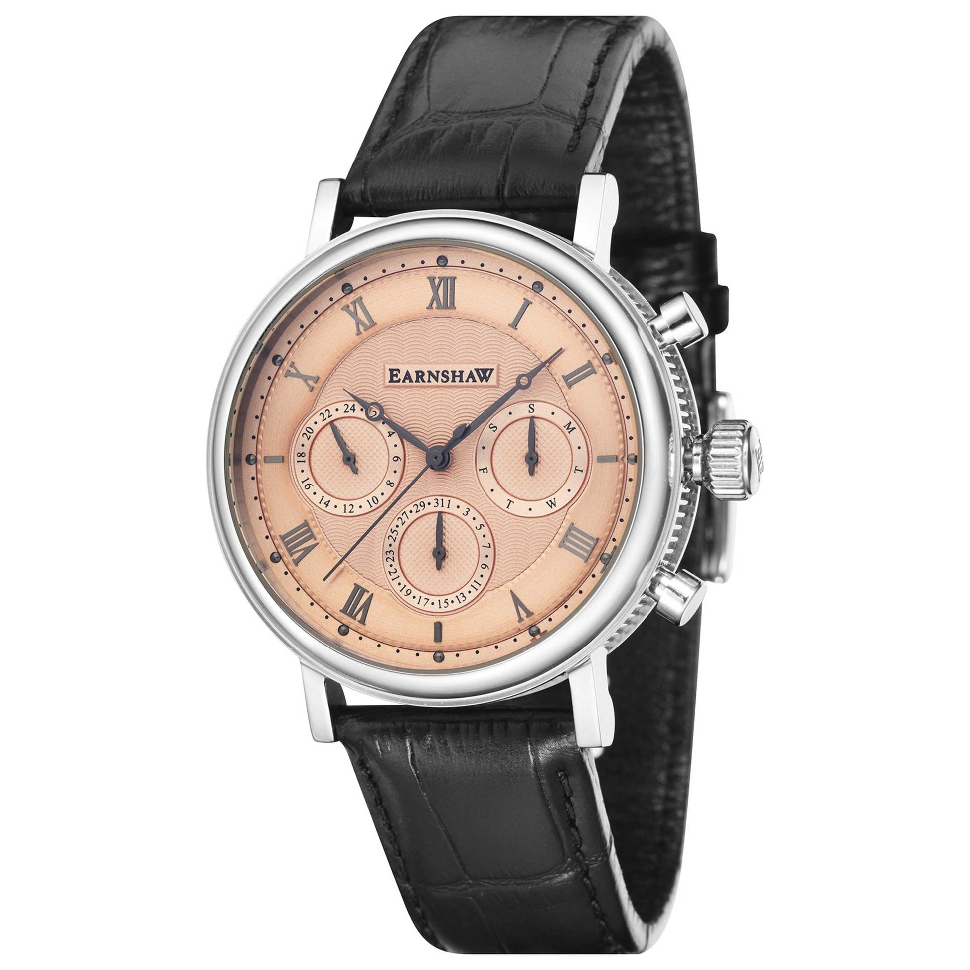 Front view of Thomas Earnshaw Beaufort Men's Quartz Watch ES-8103-03