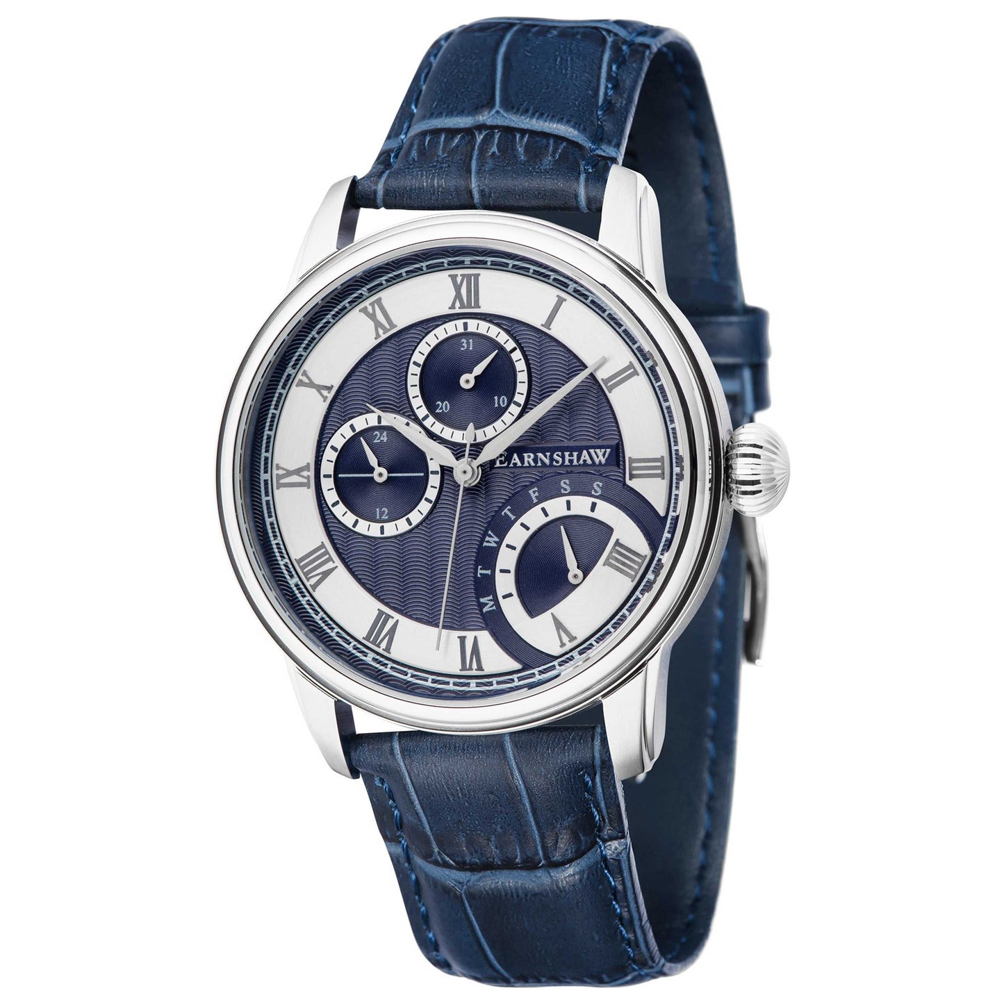 Front view of Thomas Earnshaw Longitude Men's Quartz Watch ES-8104-02