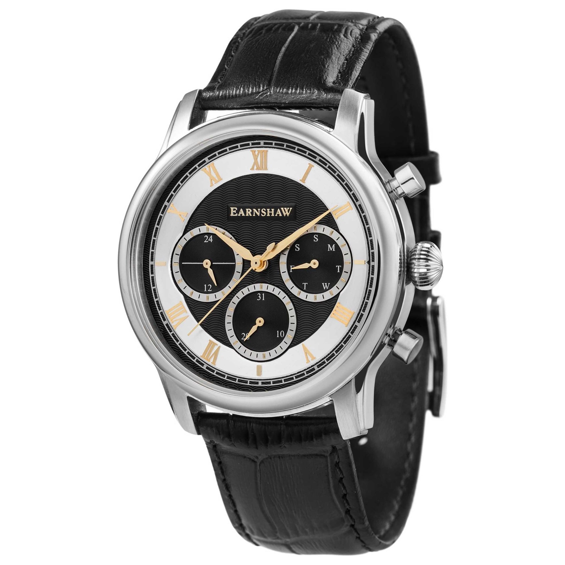 Front view of Thomas Earnshaw Longitude Men's Quartz Watch ES-8105-01