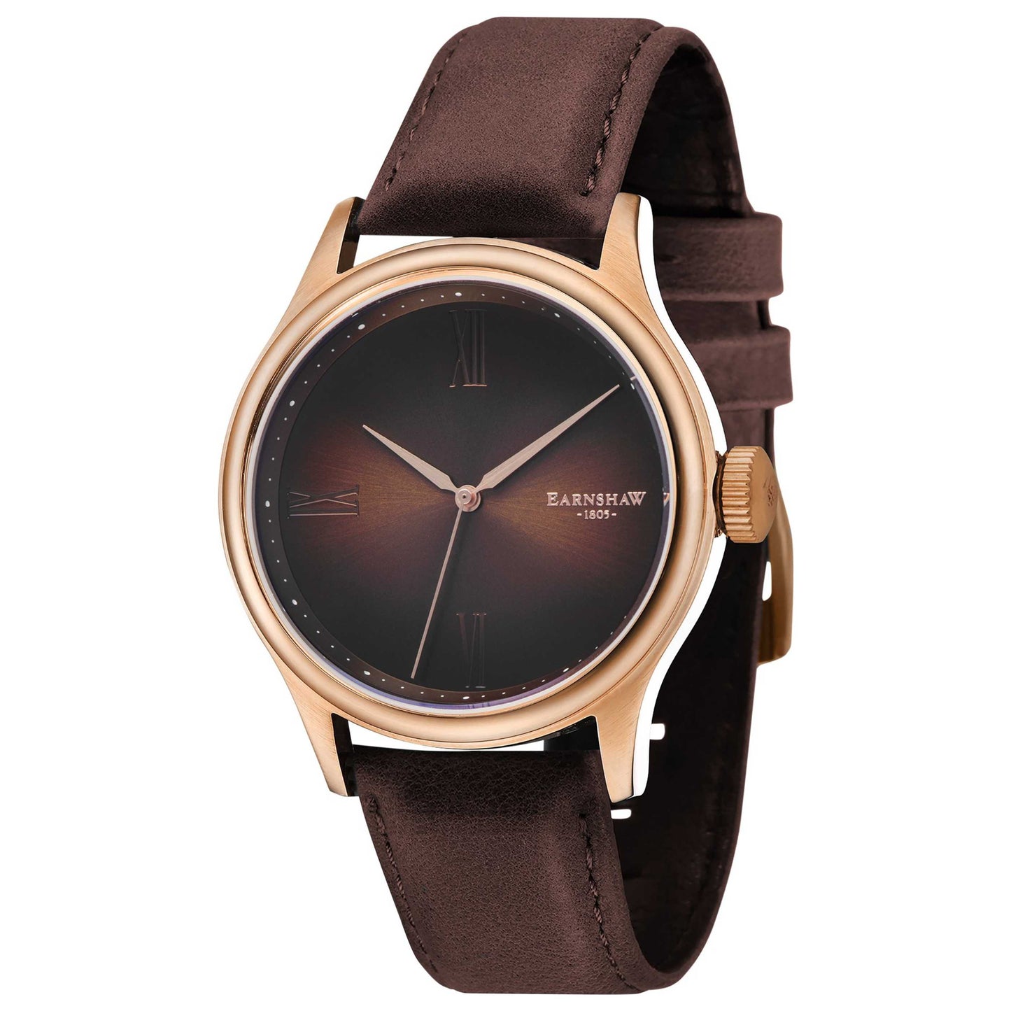 Front view of Thomas Earnshaw Bauer Fumee Men's Quartz Watch ES-8107-04