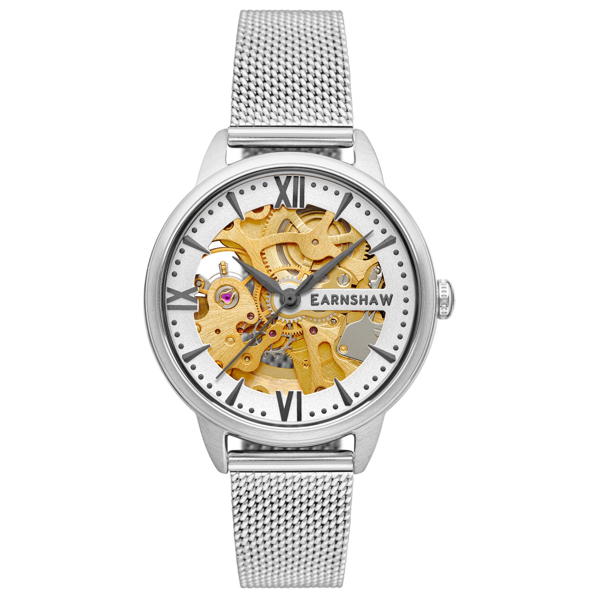 Front view of Thomas Earnshaw Anning Women's Automatic Watch ES-8150-11