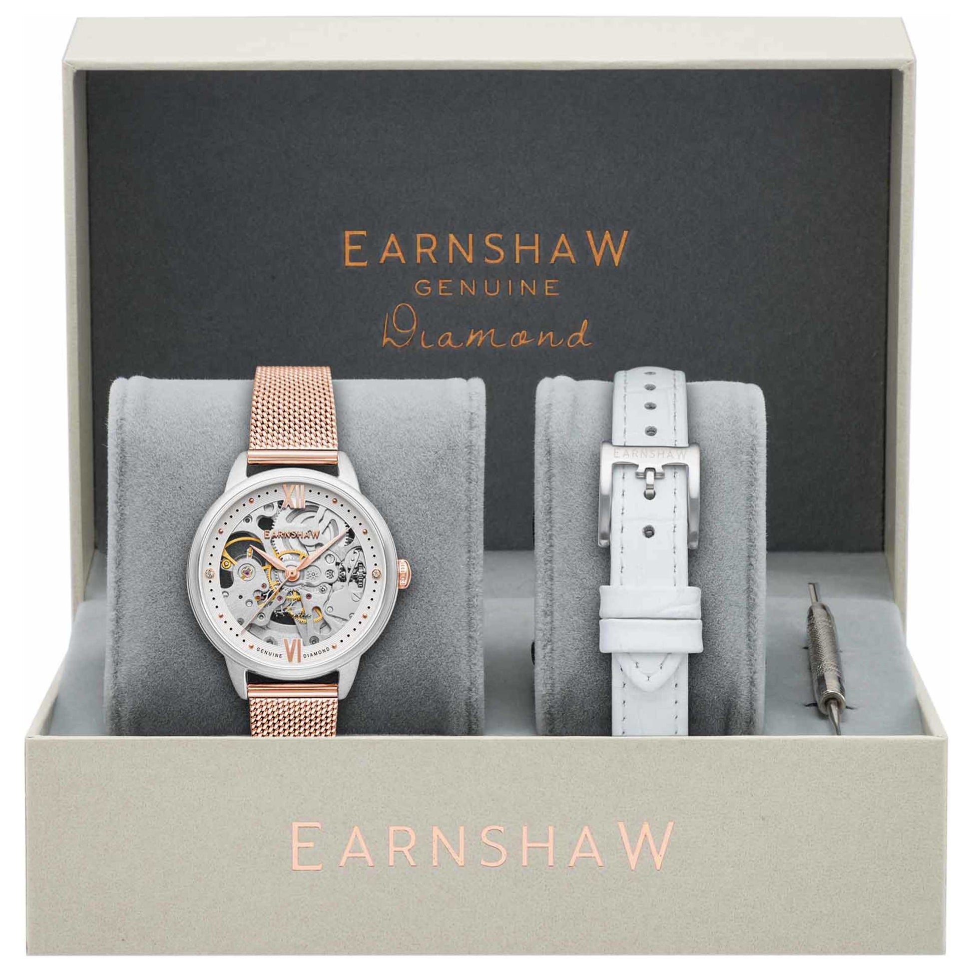Thomas Earnshaw Anning Diamond Women's Automatic Watch ES-8154-06 - Image #6