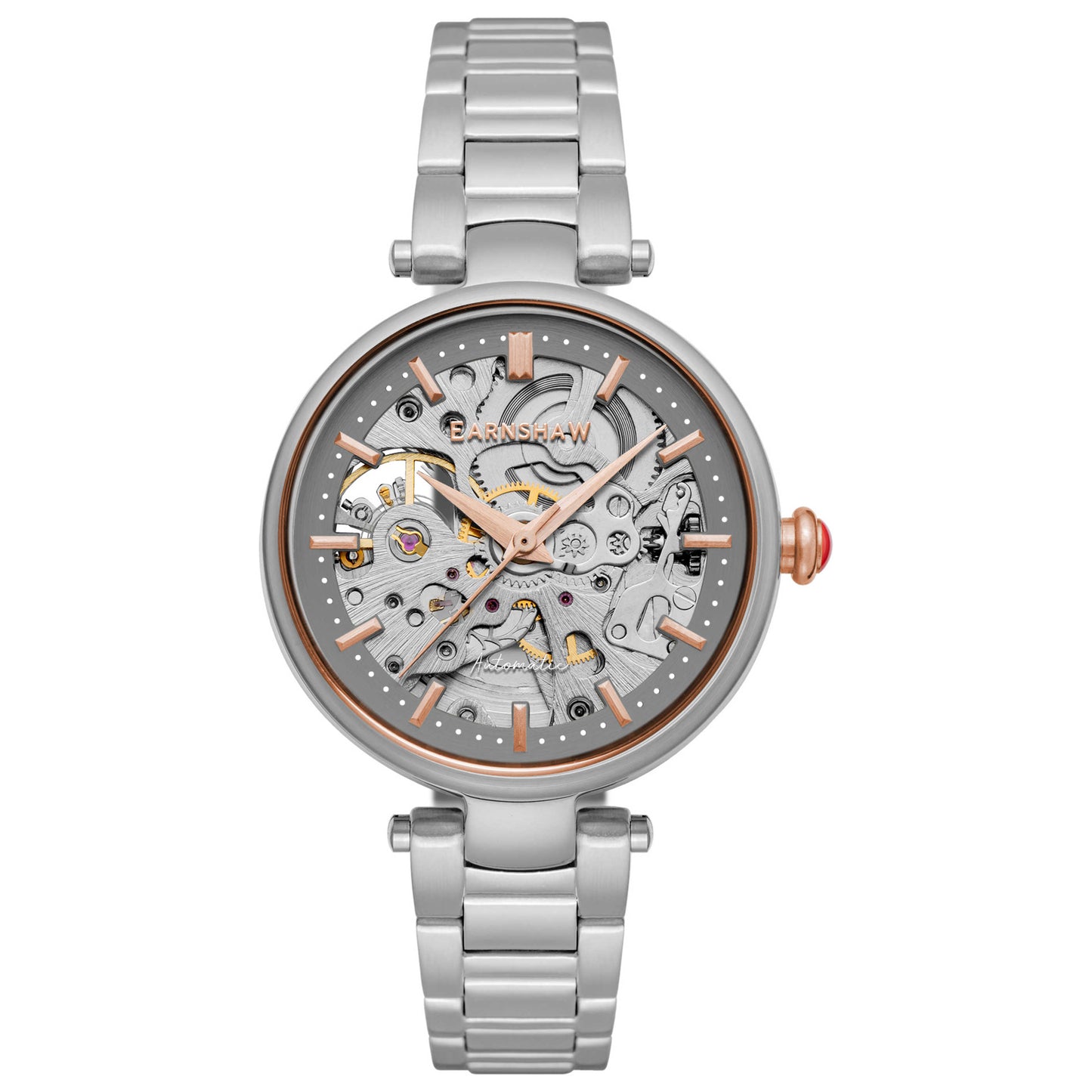 Front view of Thomas Earnshaw Charlotte Women's Automatic Watch ES-8160-33