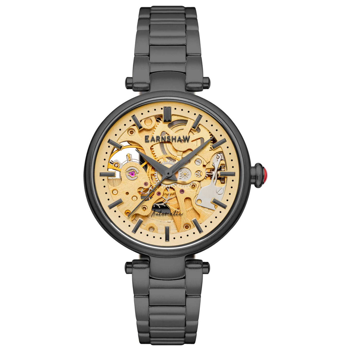 Front view of Thomas Earnshaw Charlotte Women's Automatic Watch ES-8160-55