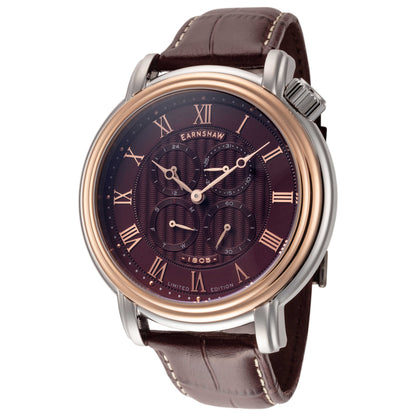 Front view of Thomas Earnshaw Longcase Inman Men's Quartz Watch ES-8168-03