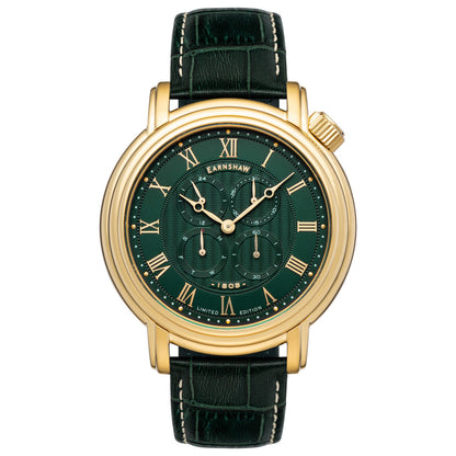 Front view of Thomas Earnshaw Longcase Inman Men's Quartz Watch ES-8168-04