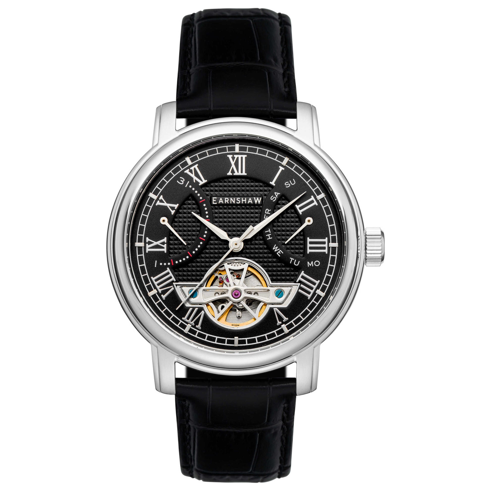 Front view of Thomas Earnshaw Longcase Men's Automatic Watch ES-8169-01